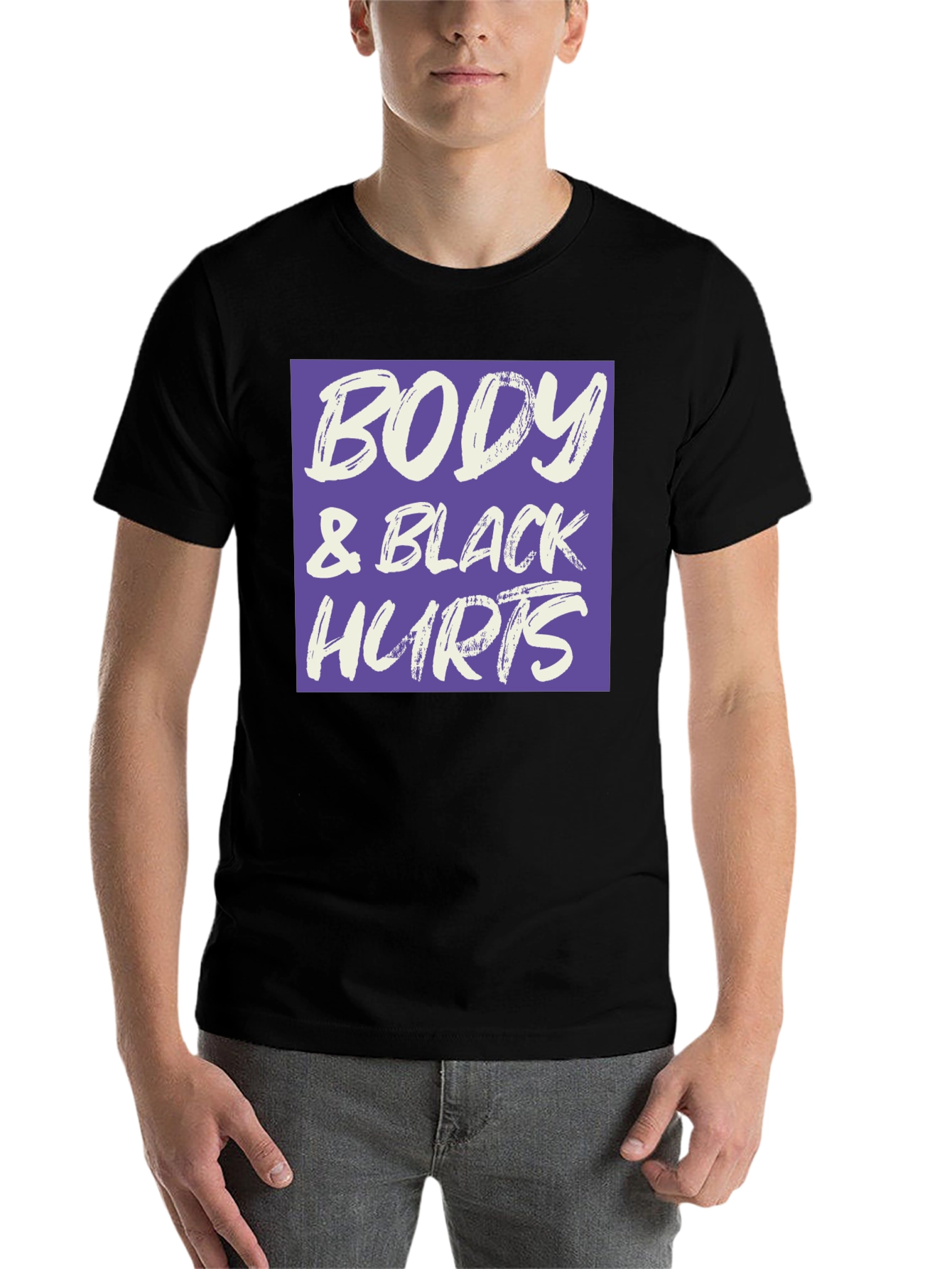 Black Body and Black Hurts T-Shirt view 7