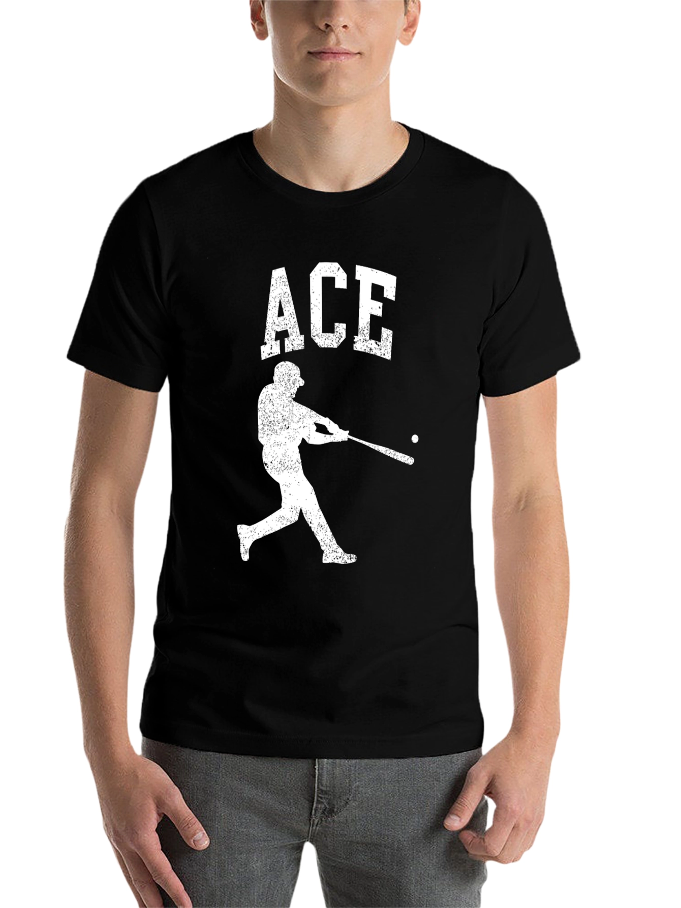 Black Ace Baseball T-Shirt view 7