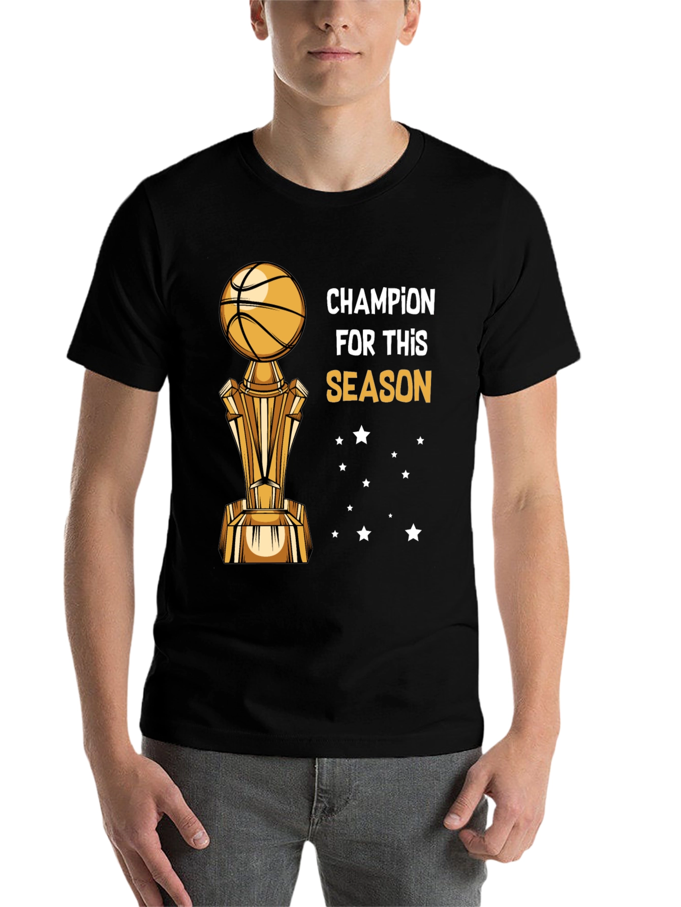 Black Basketball Champion T-Shirt view 7