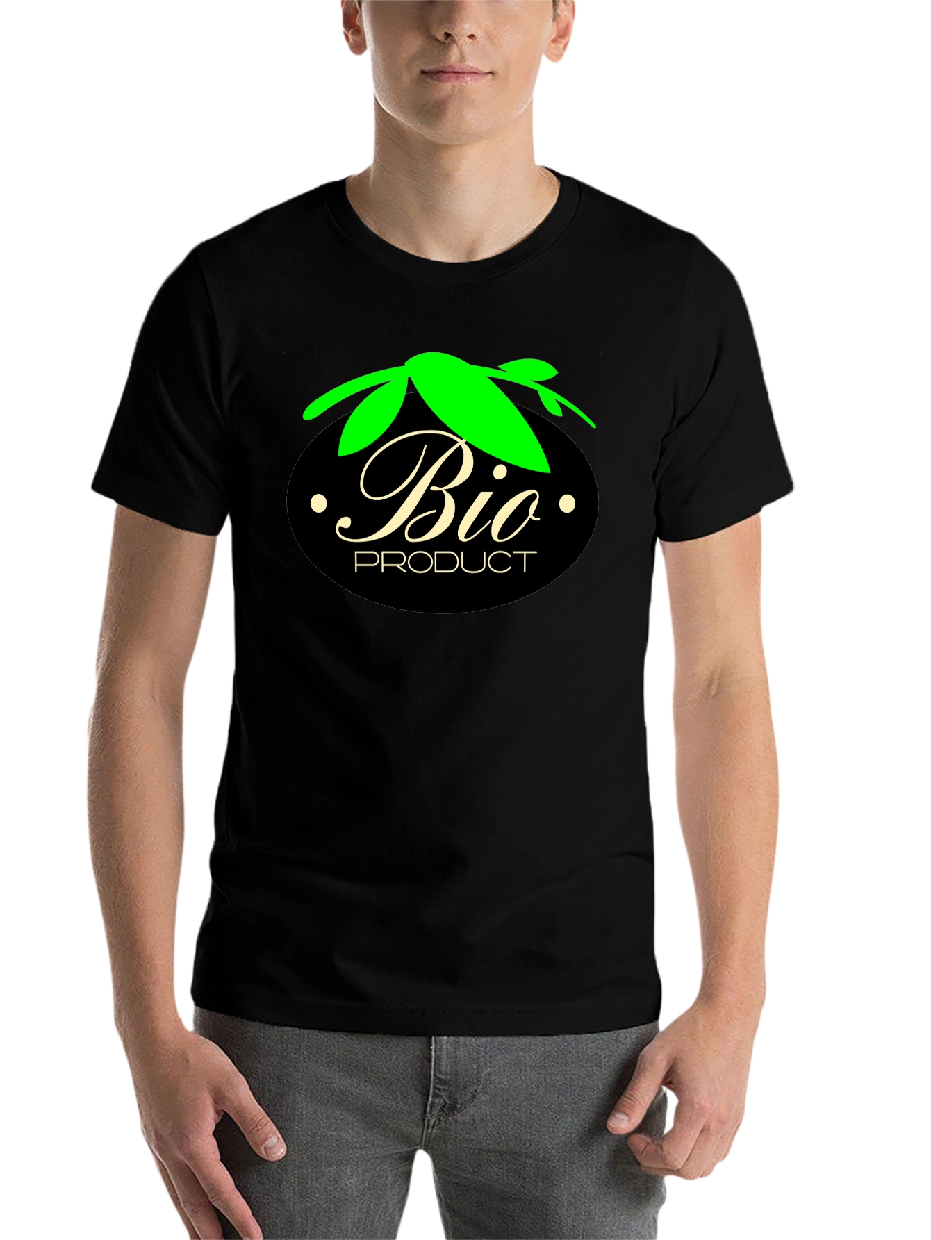 Black Bio Product Black T-Shirt - Eco-Friendly Style view 7