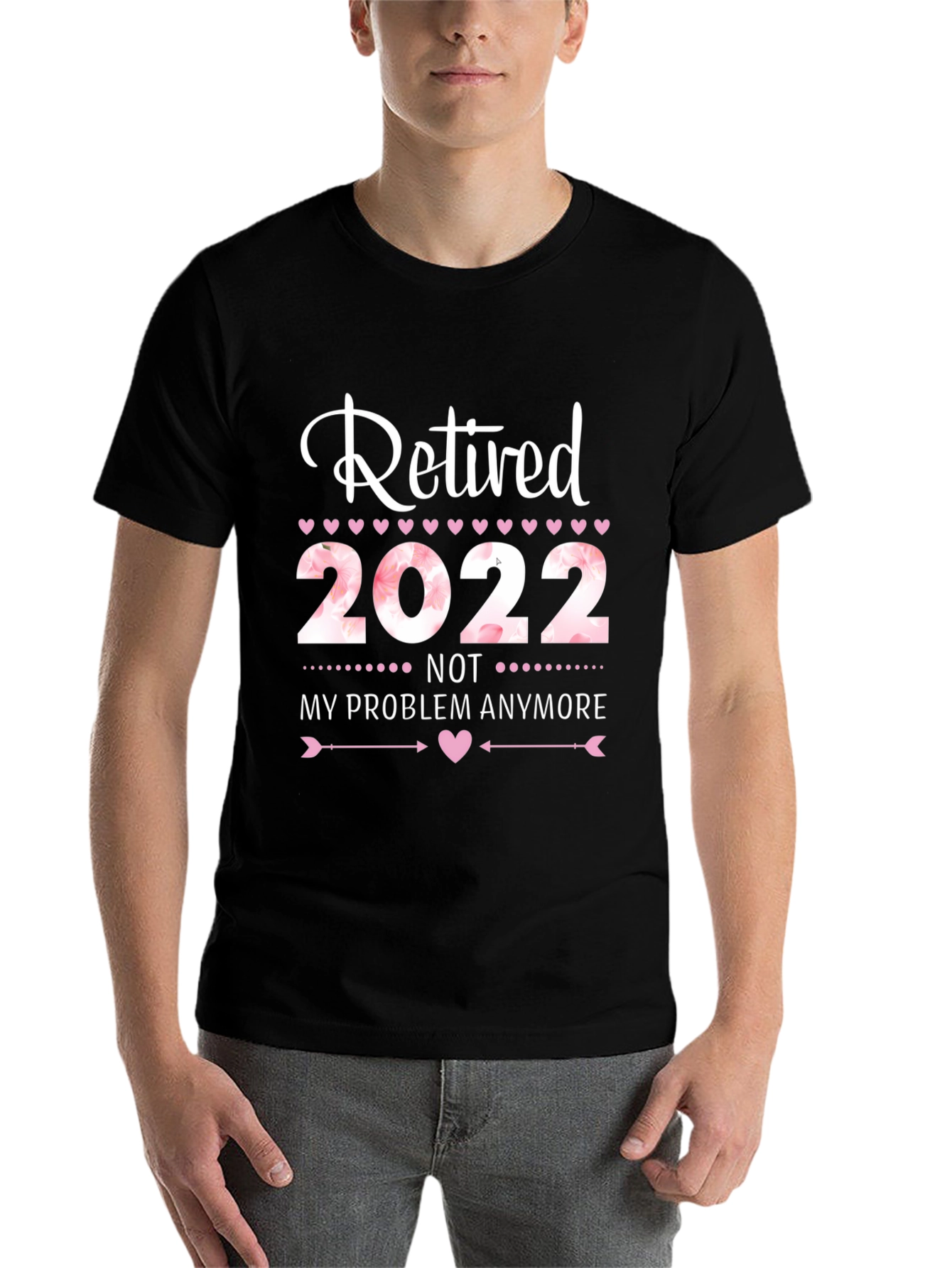 Black Retired 2022 Graphic Tee view 7