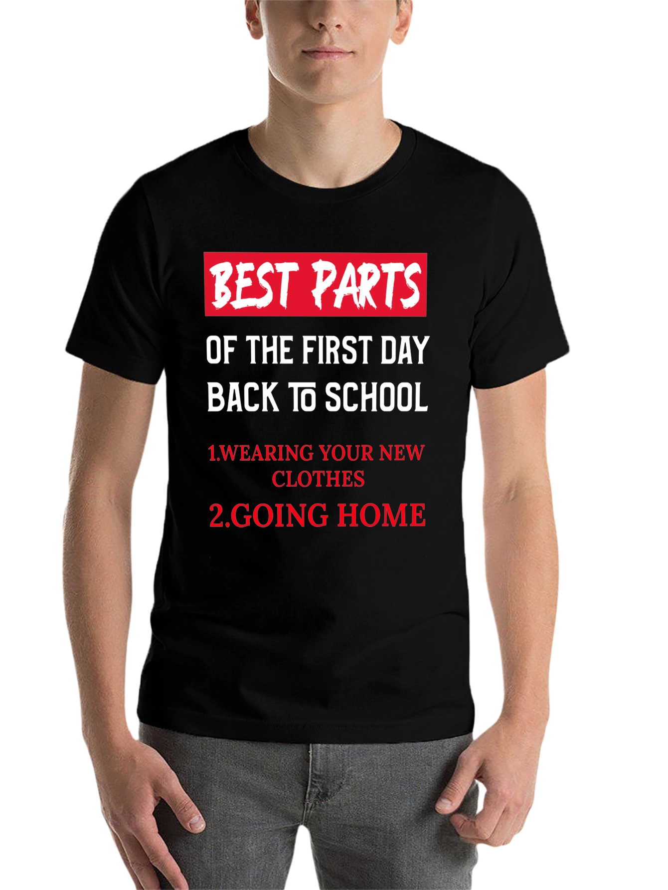 Black Best Parts Of School T-Shirt Back to School Funny Shirt view 7