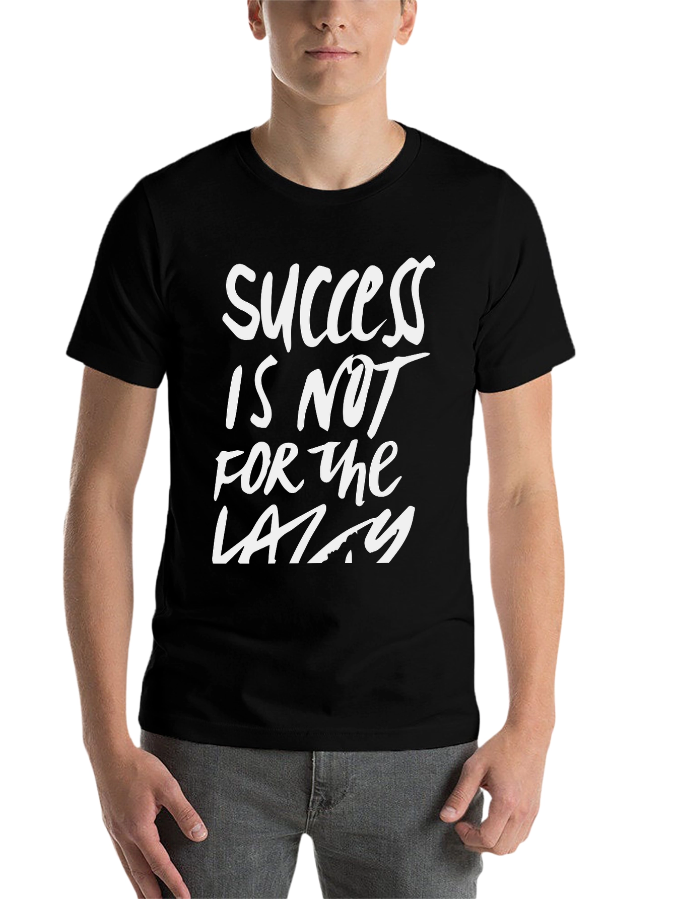 Black Success Is Not For The Lazy Black T-Shirt view 7