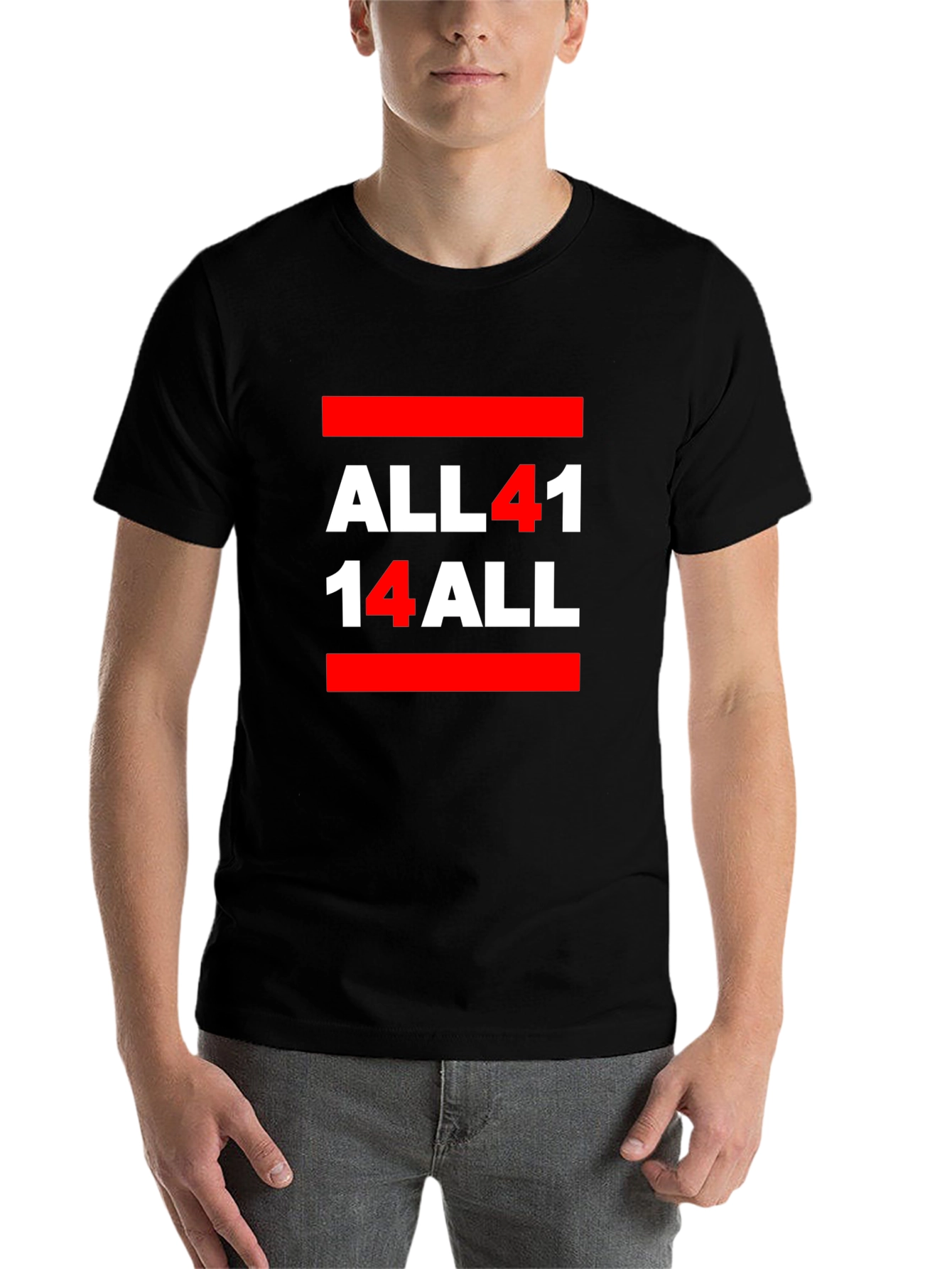 Black ALL 41 T-Shirt view 7