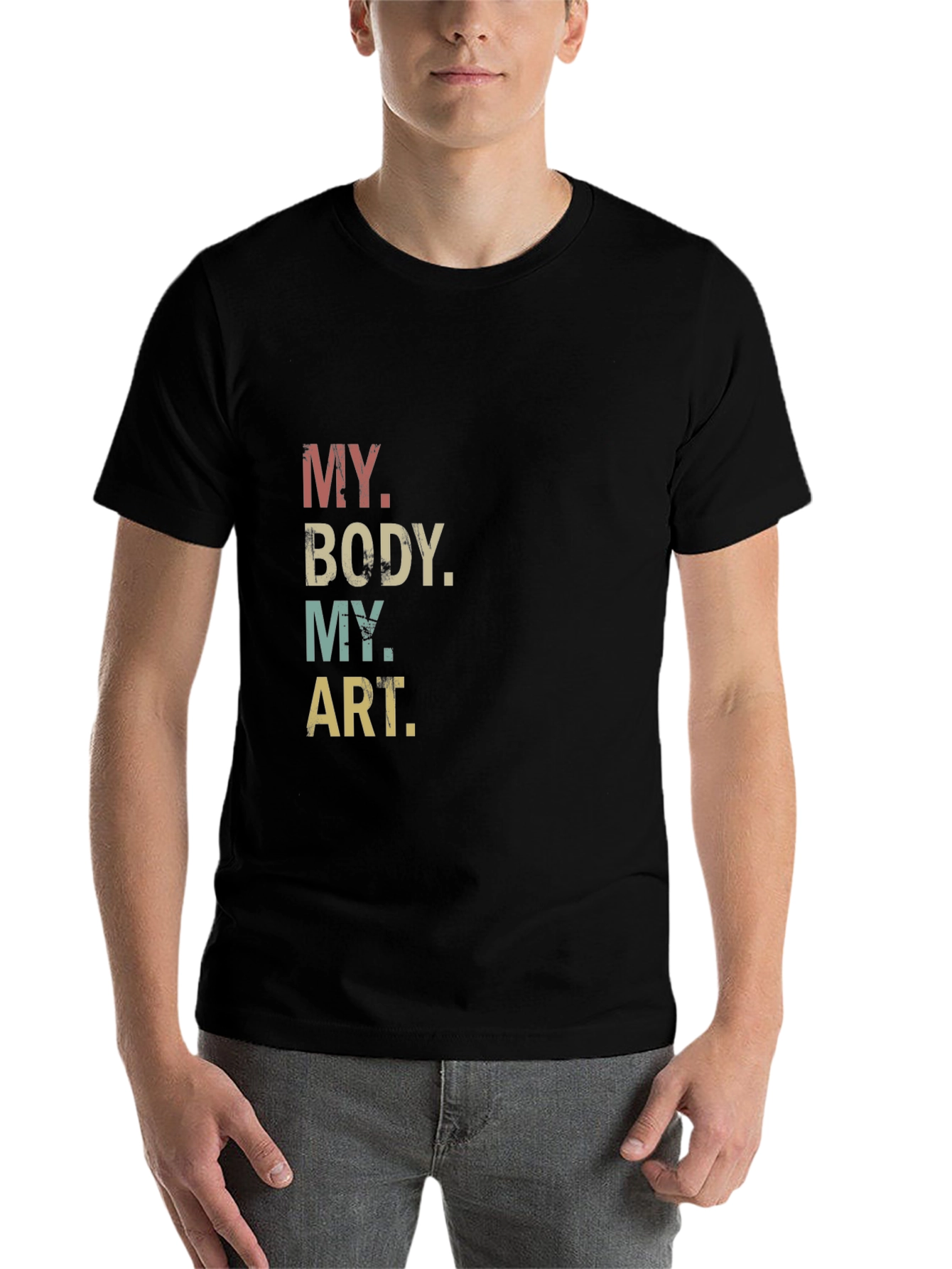 Black My Body, My Art T-Shirt view 7