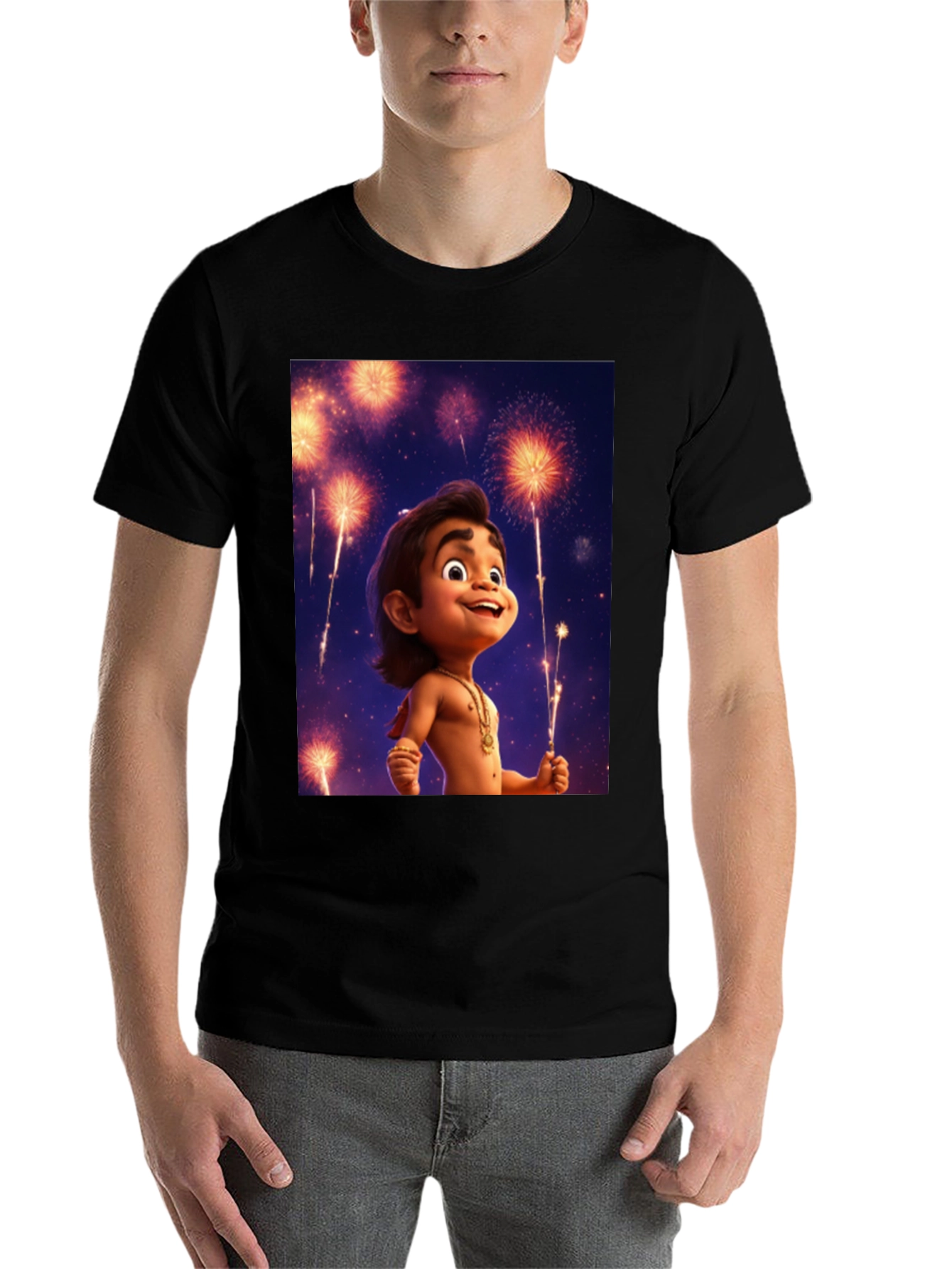 Maui Fireworks Cartoon T-Shirt - 7