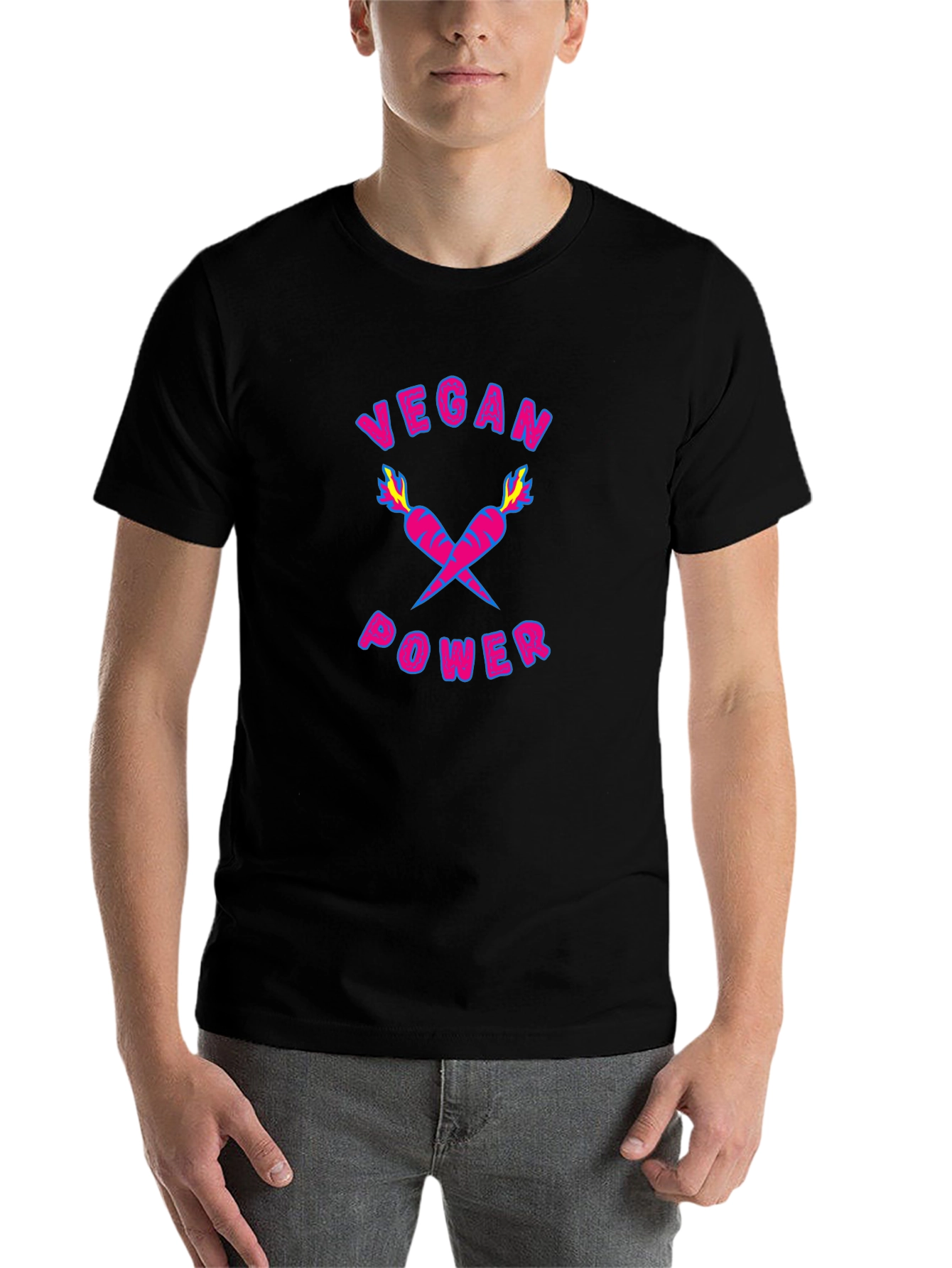 Vegan Power Graphic T-Shirt - 7
