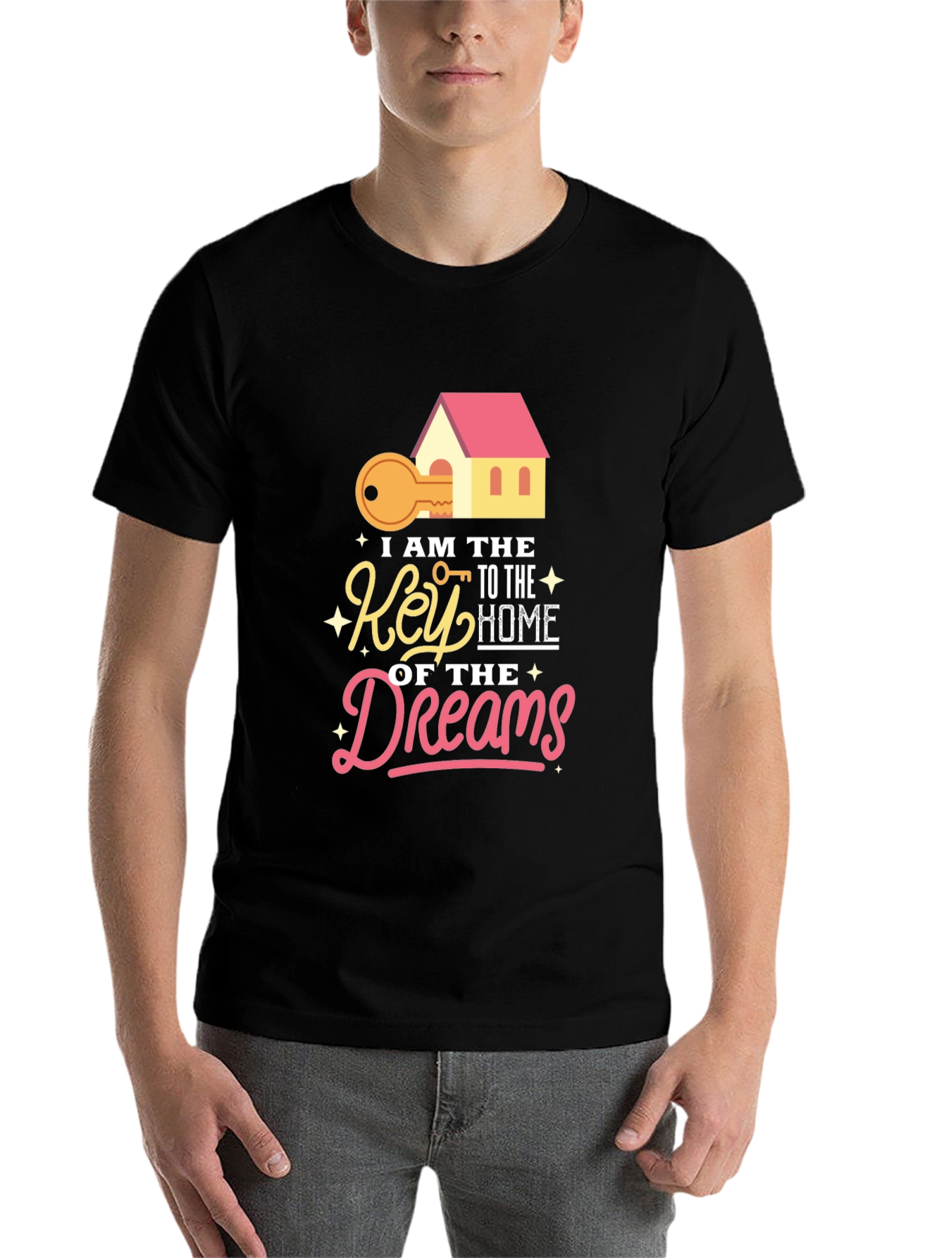 Black Key To Home Dreams Graphic T-Shirt view 7