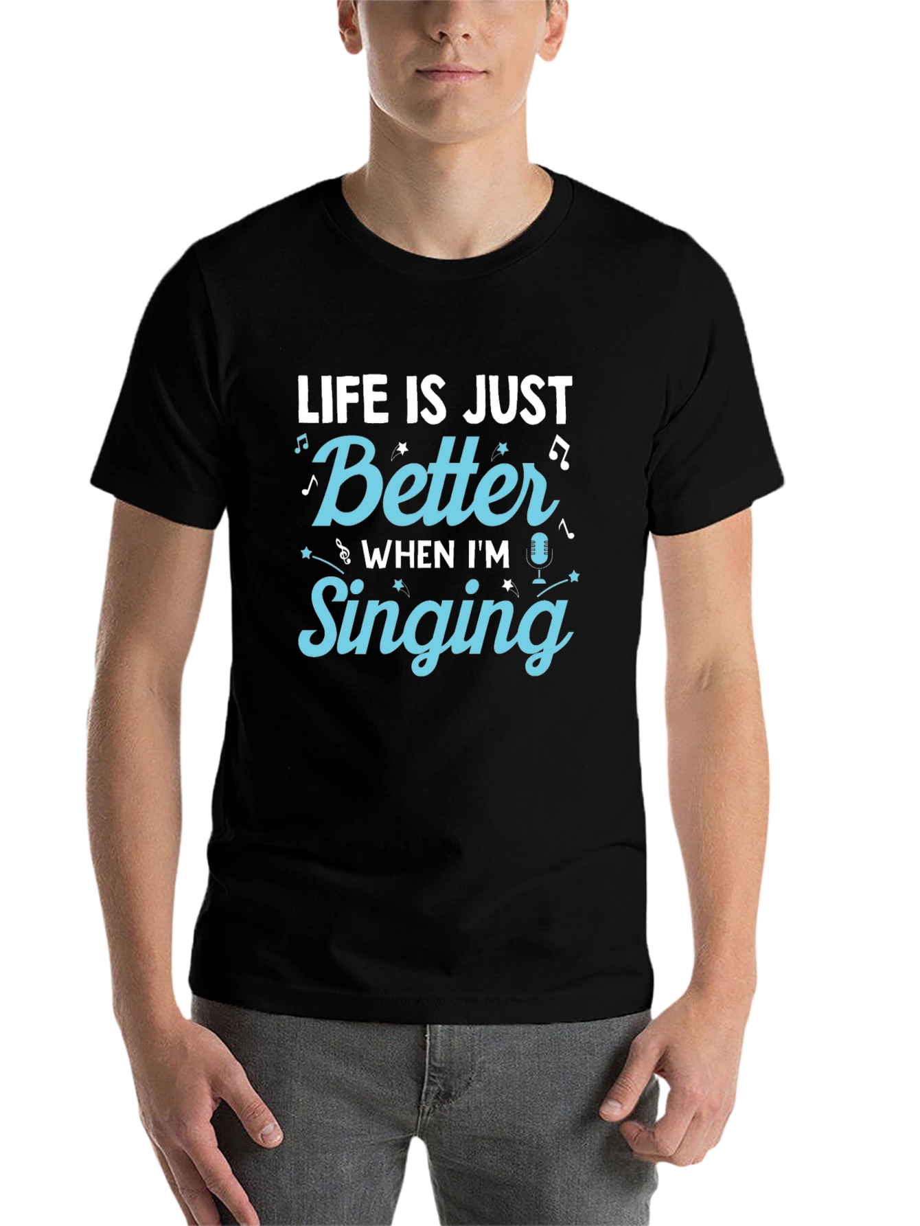 Black Life is Just Better When I'm Singing T-Shirt view 7