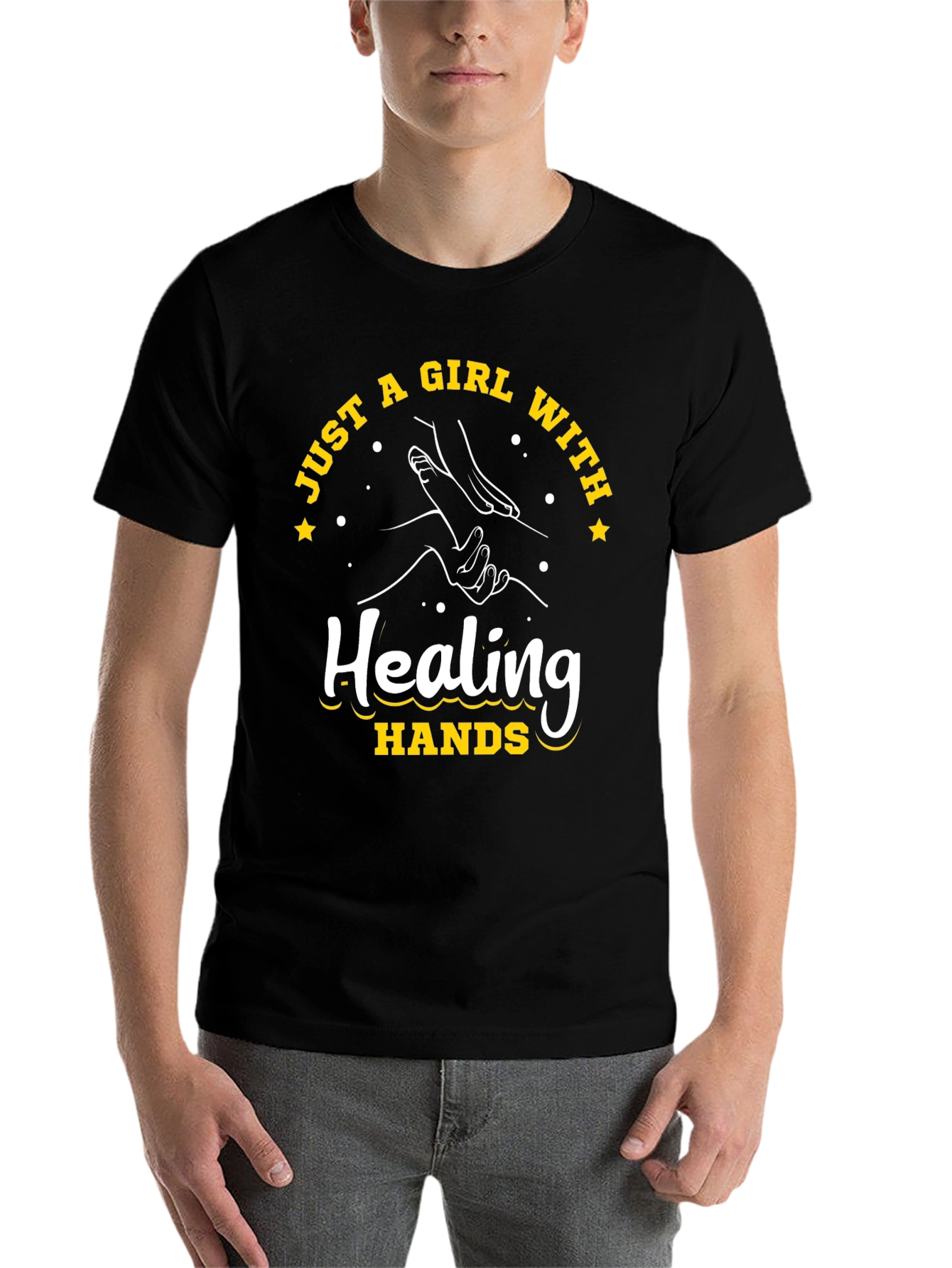 Healing Hands T-Shirt - Just a Girl With - 7