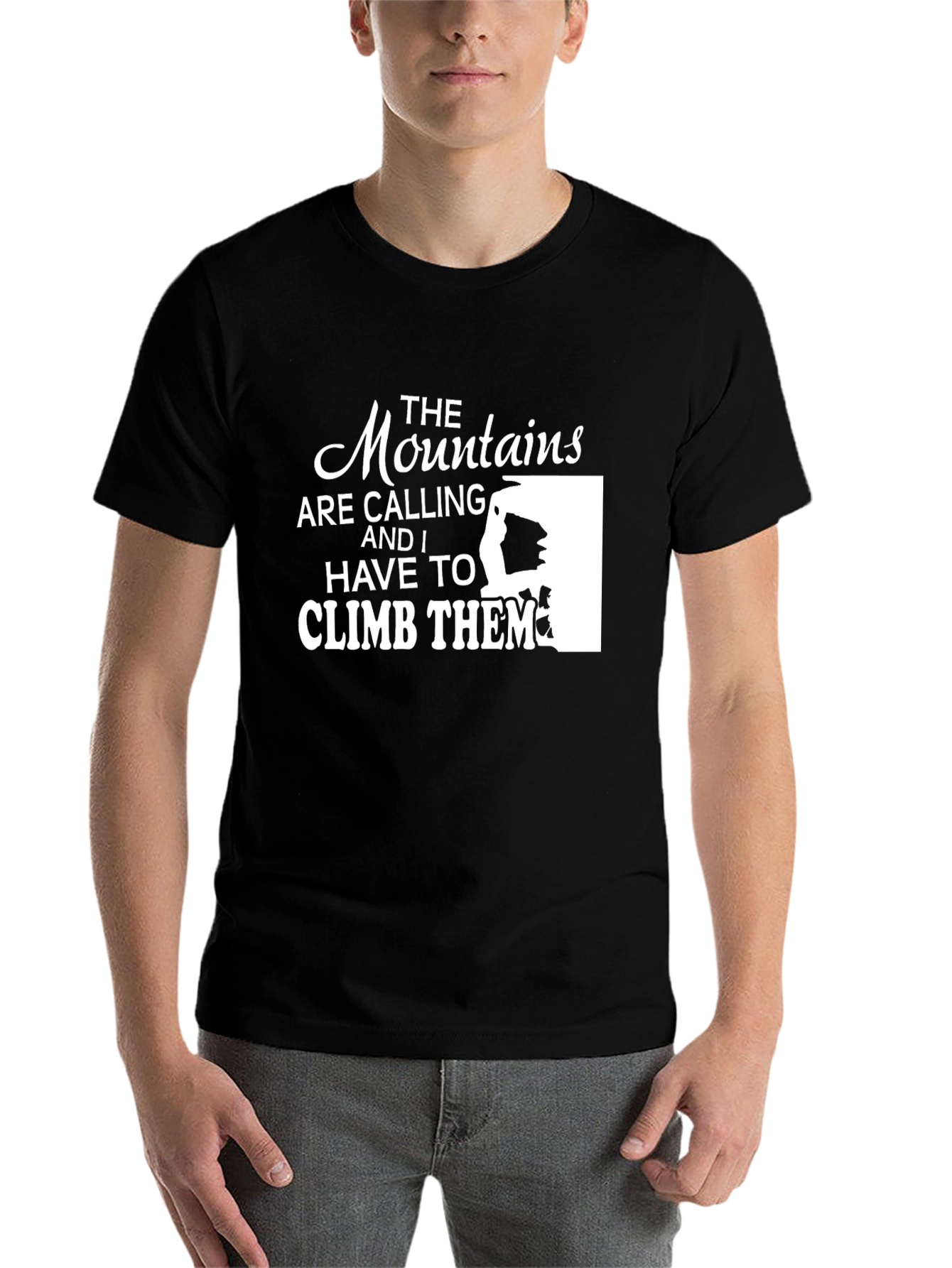 Black Mountains are Calling T-Shirt - Climber Tee view 7