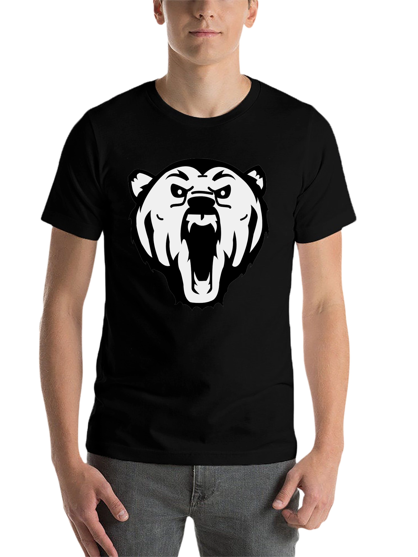 Black Black Bear Graphic Tee - Men's view 7