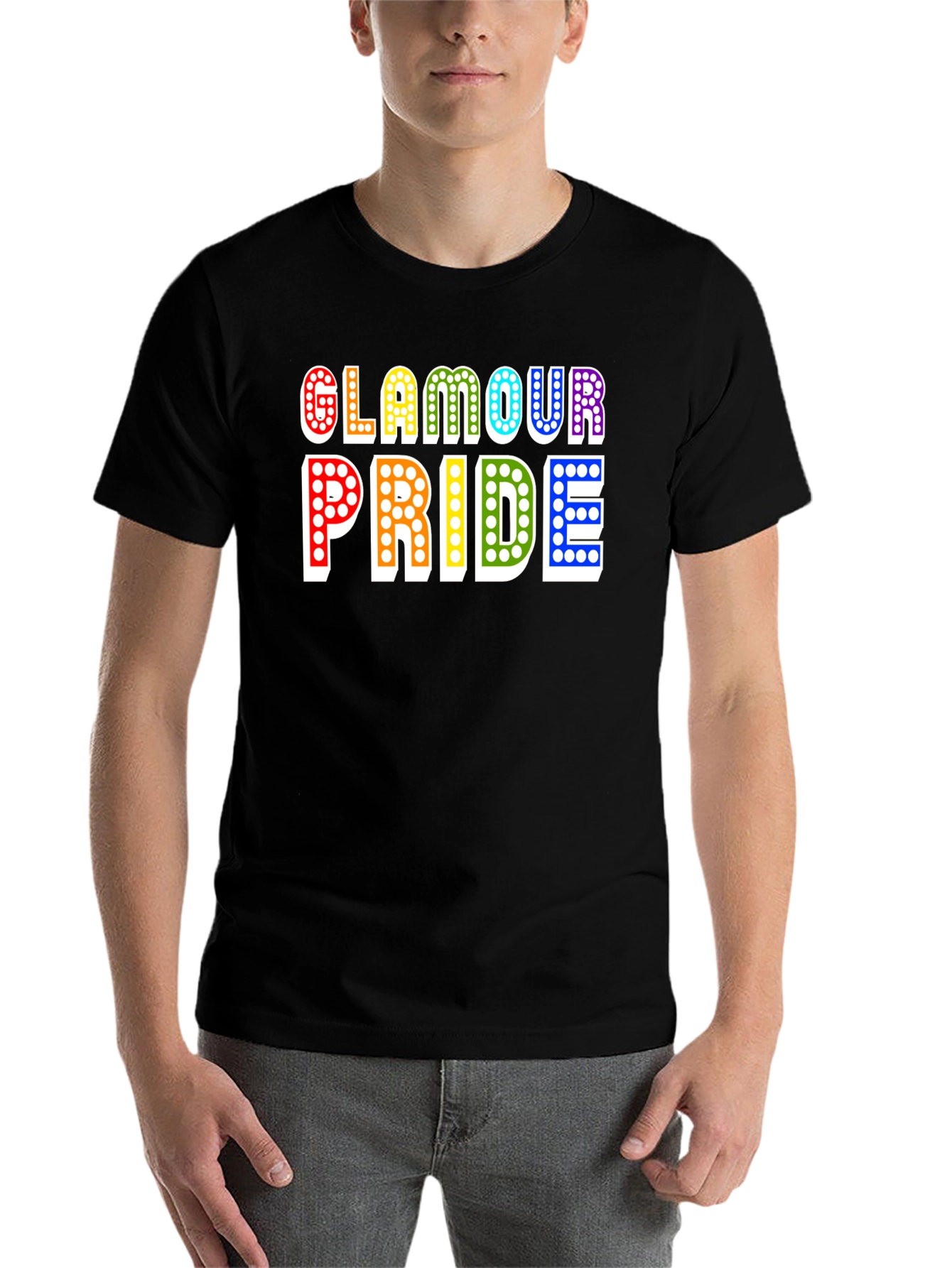 Black Glamour Pride T-Shirt view 7