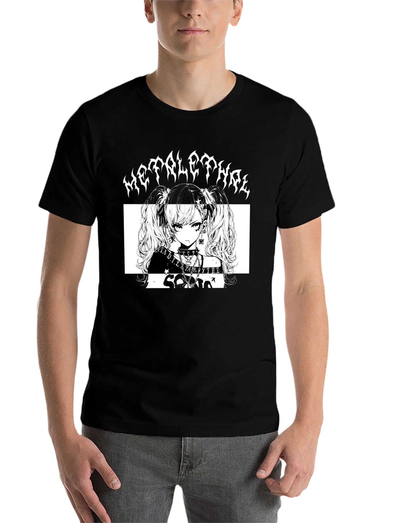 Black Metal Lethal Idol Core Black T-Shirt view 7