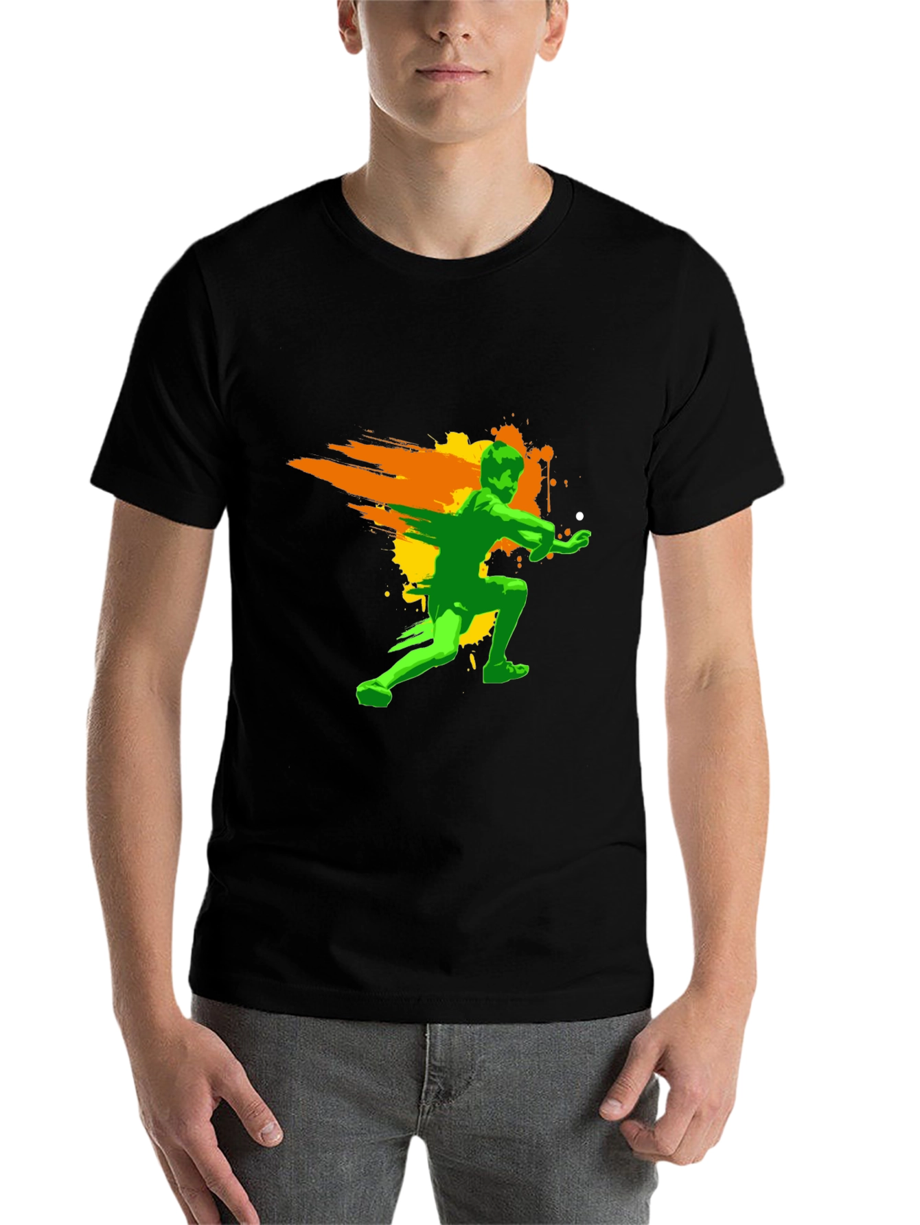 Black Martial Arts Black T-Shirt view 7