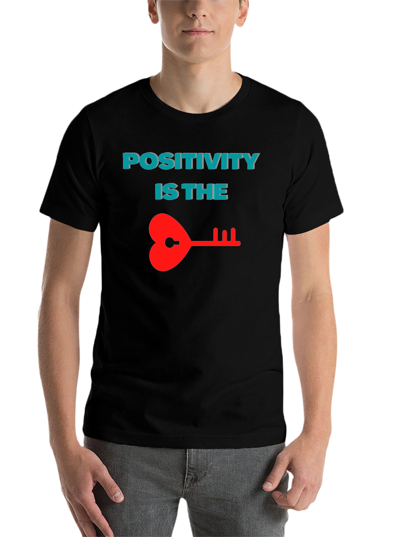 Black Positivity is the Key T-Shirt view 7