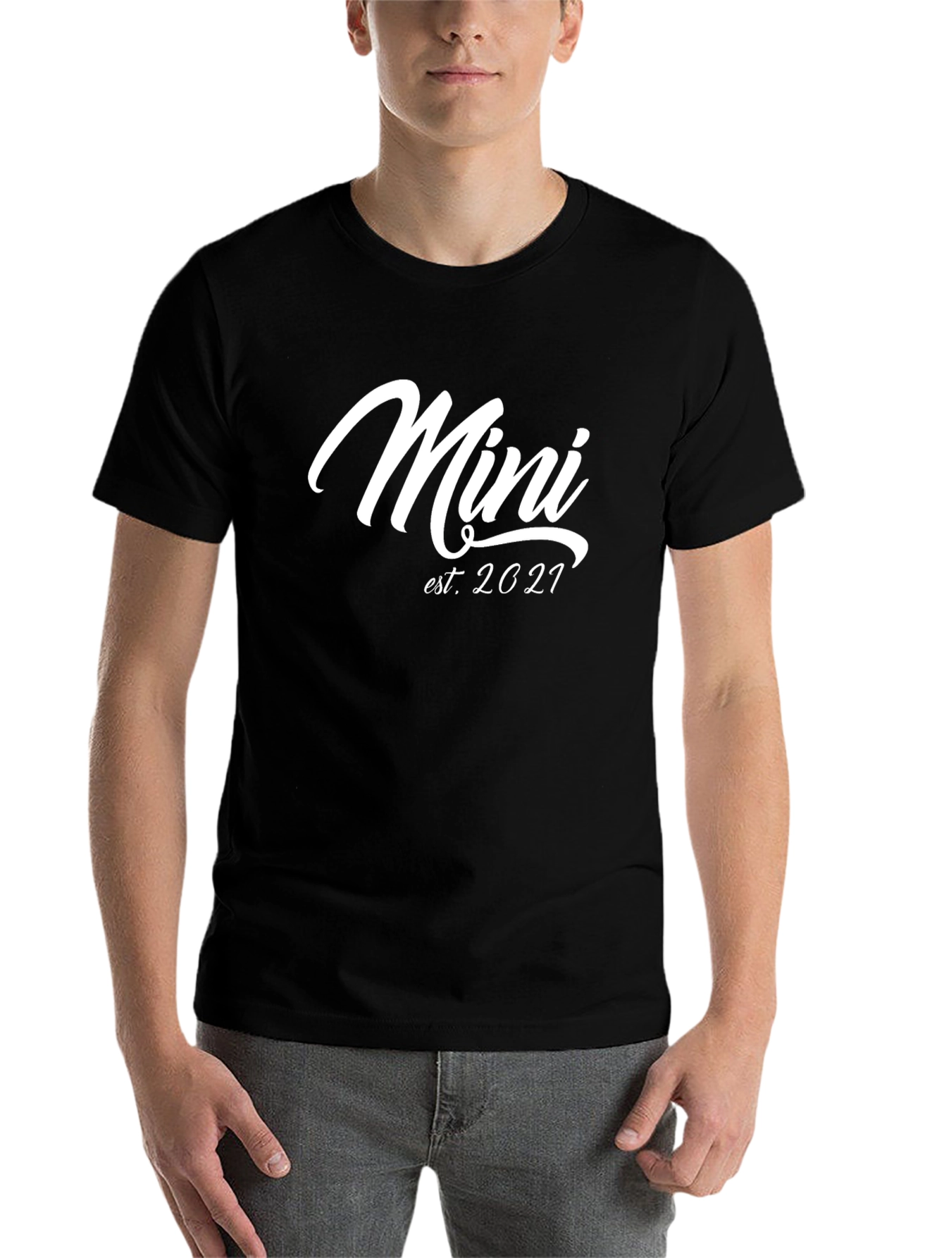 Black Mini Est. 2021 Black Graphic Tee view 7