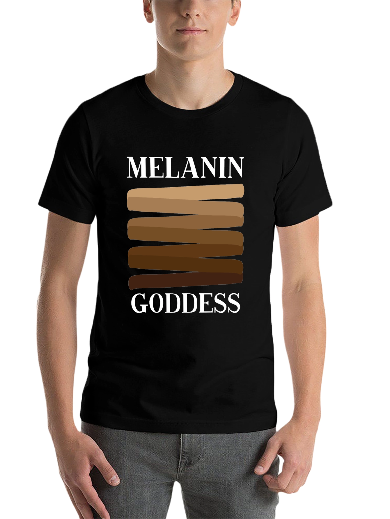 Black Melanin Goddess T-Shirt view 7