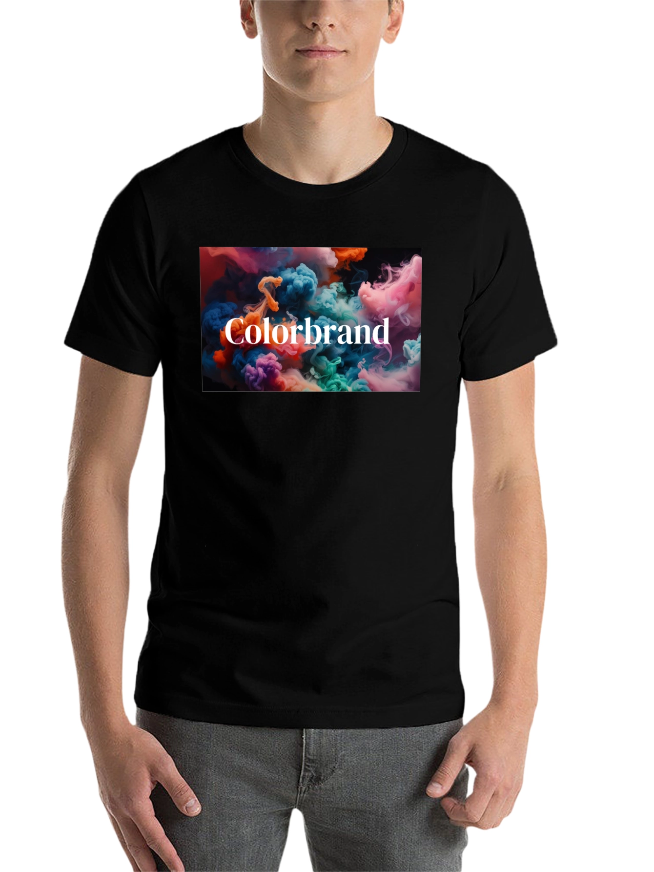 Black Colorbrand T-Shirt - Unique Design view 7