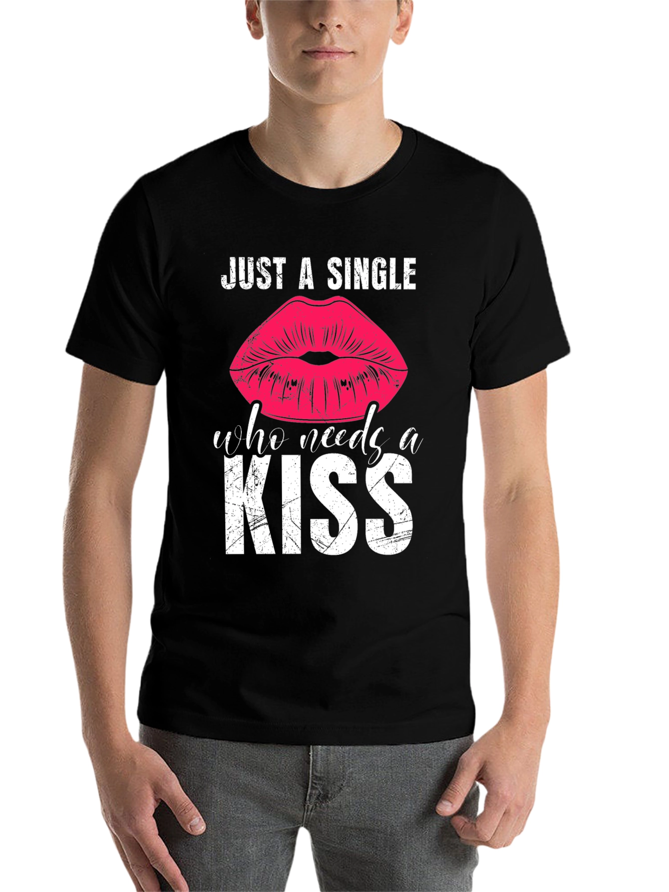 Black Single and Ready to Mingle T-Shirt view 7