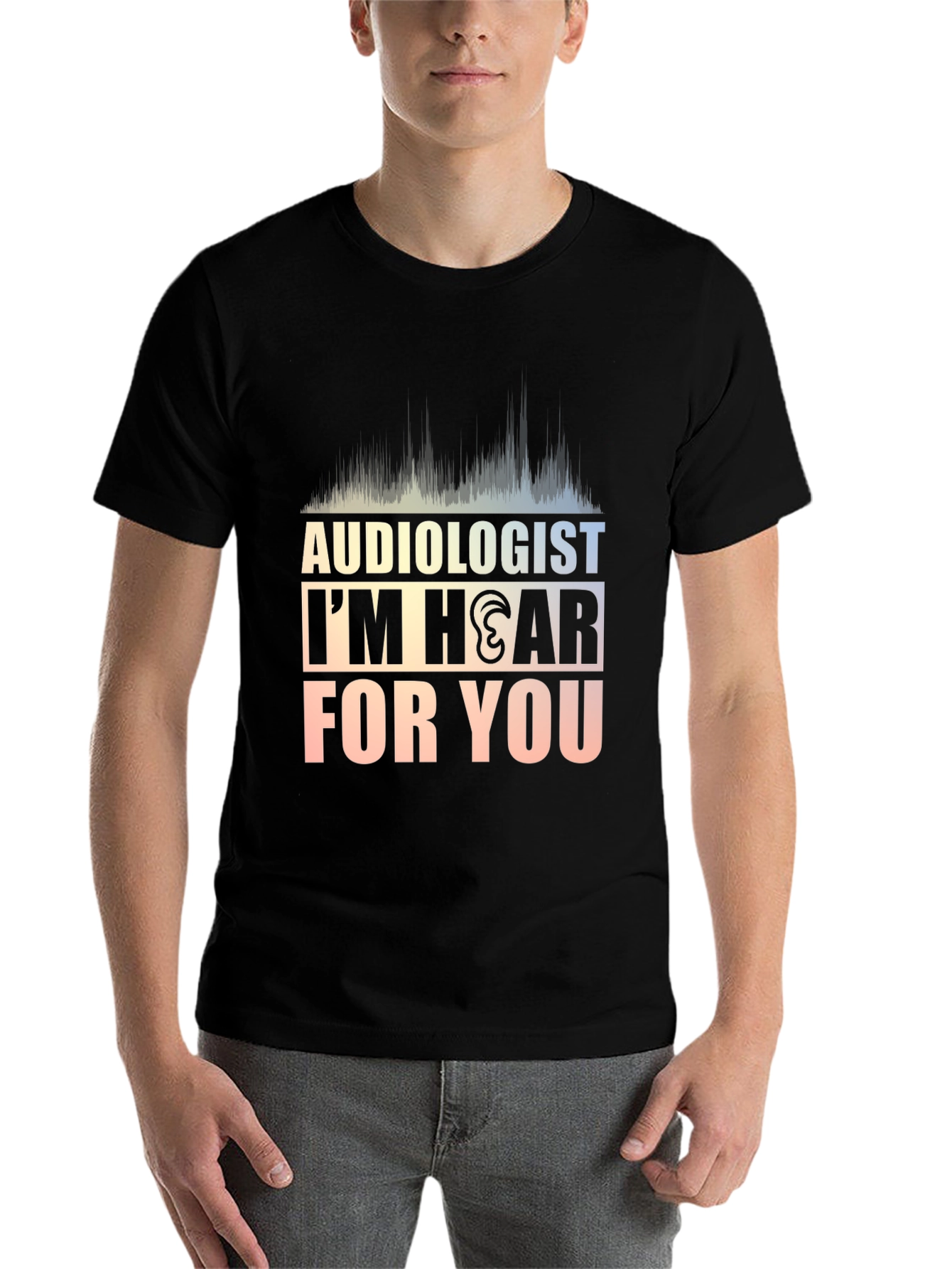 Audiologist 'I'm Hear for You' Graphic Tee - 7
