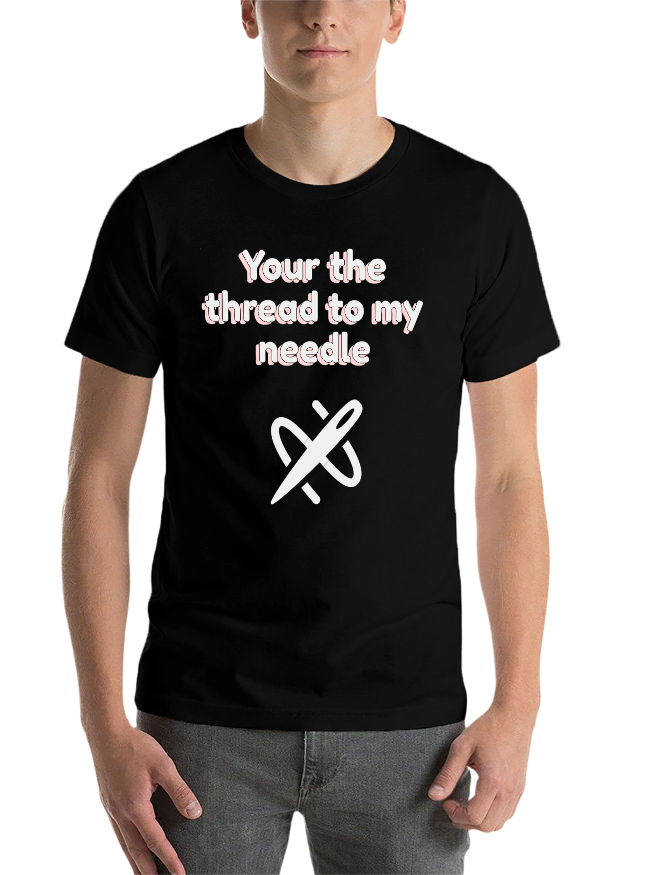 Black Thread to My Needle Graphic Tee - Unisex view 7