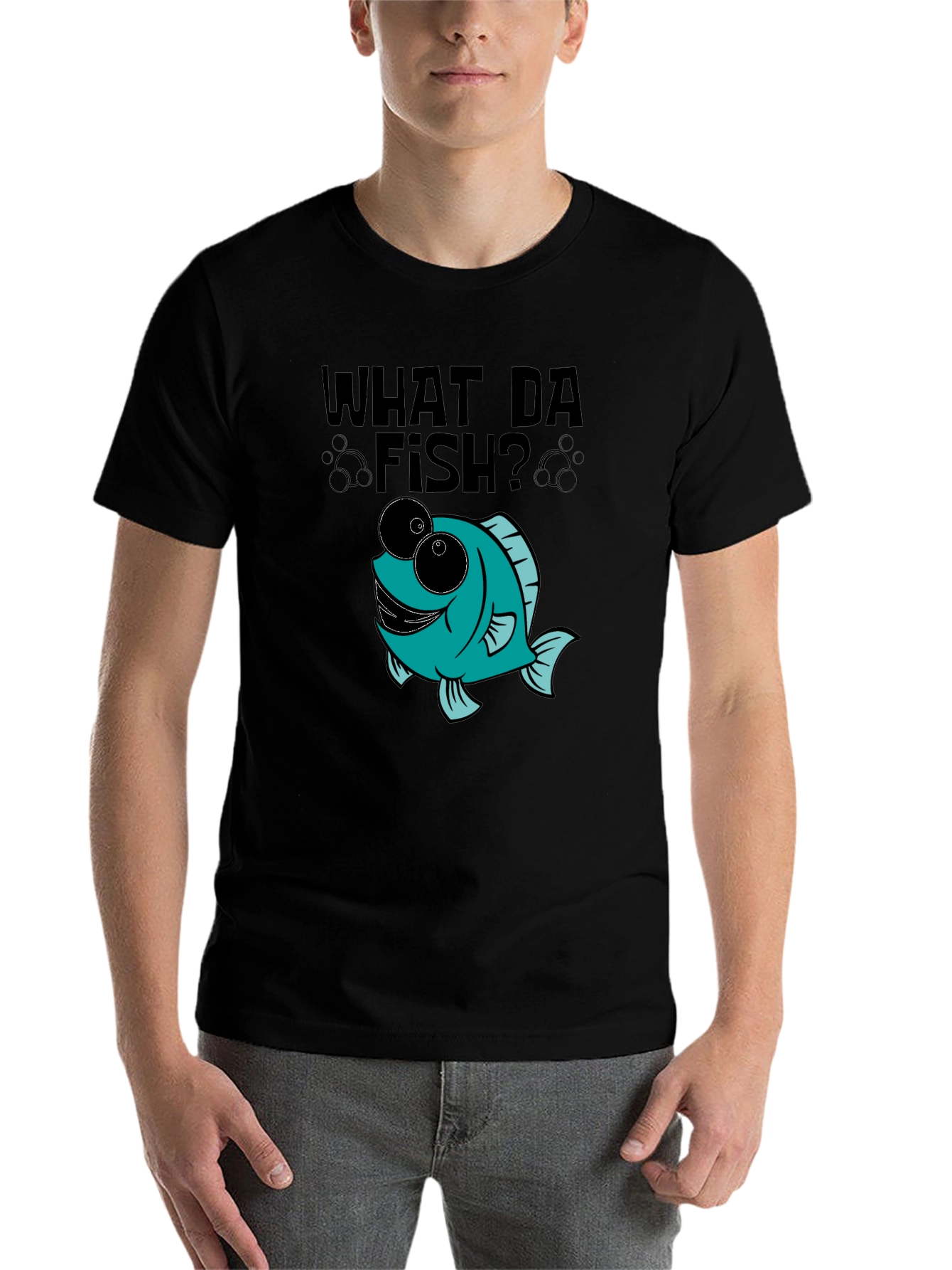 What Da Fish? Novelty Graphic Tee - 7
