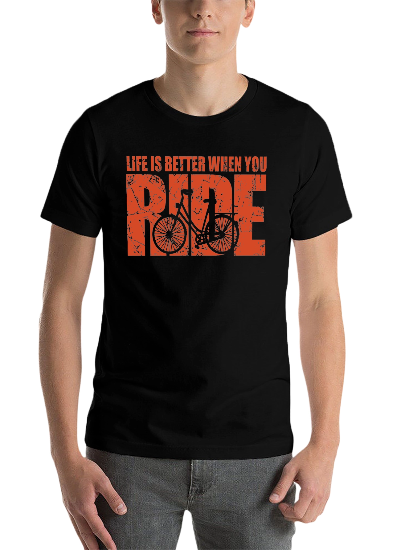 Black Life is Better When You Ride Bike T-Shirt view 7