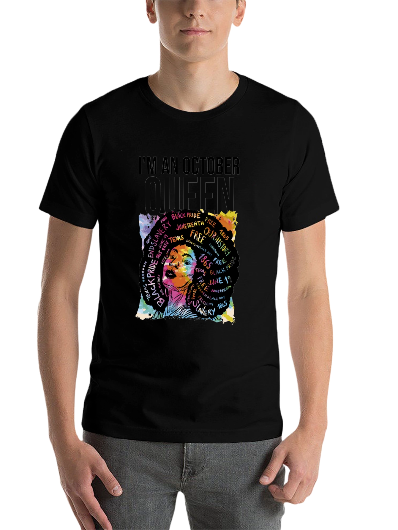 October Queen Black Pride T-Shirt - 7