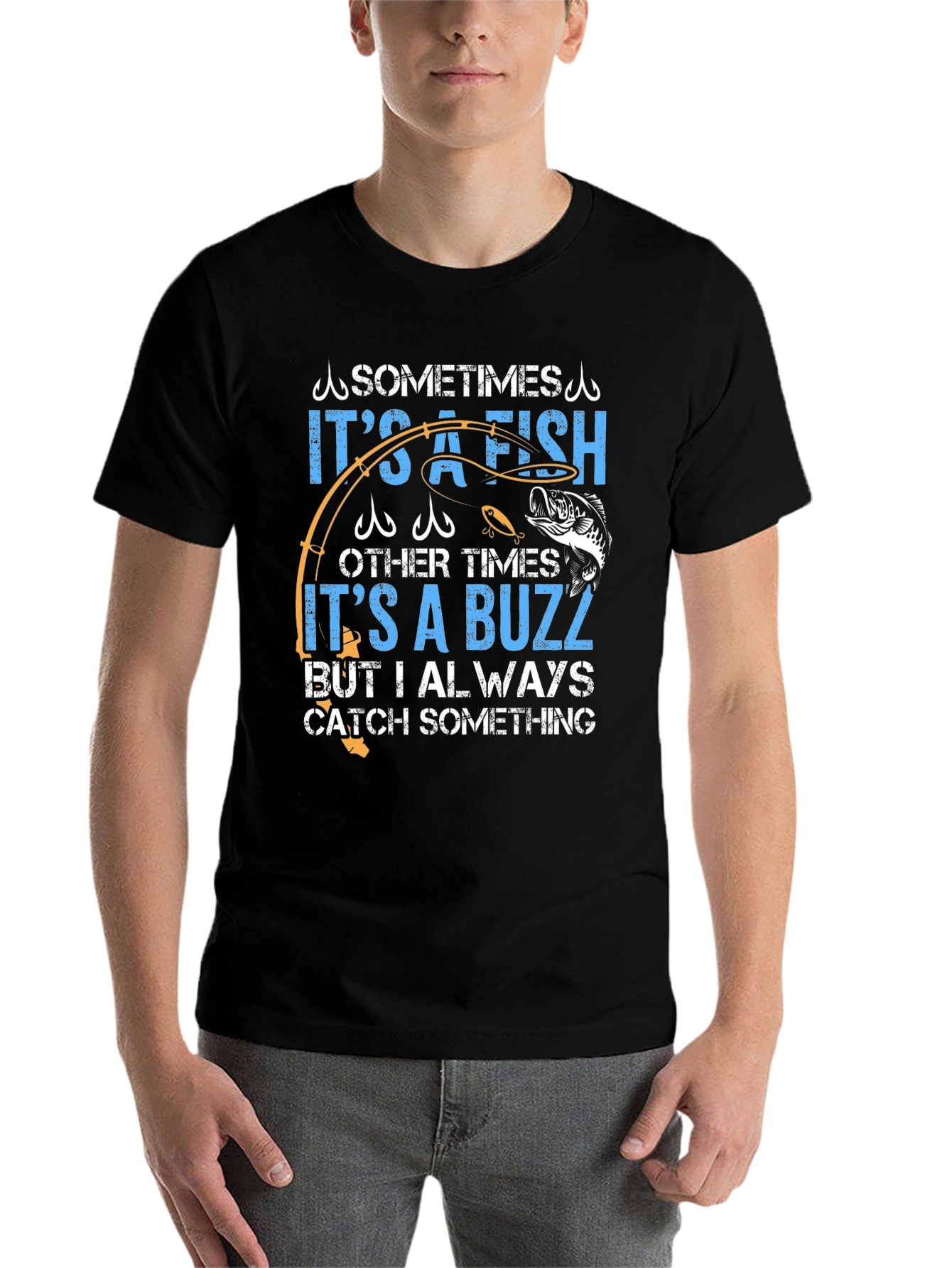 Fisherman's T-Shirt: It's a Fish, It's a Buzz - 7