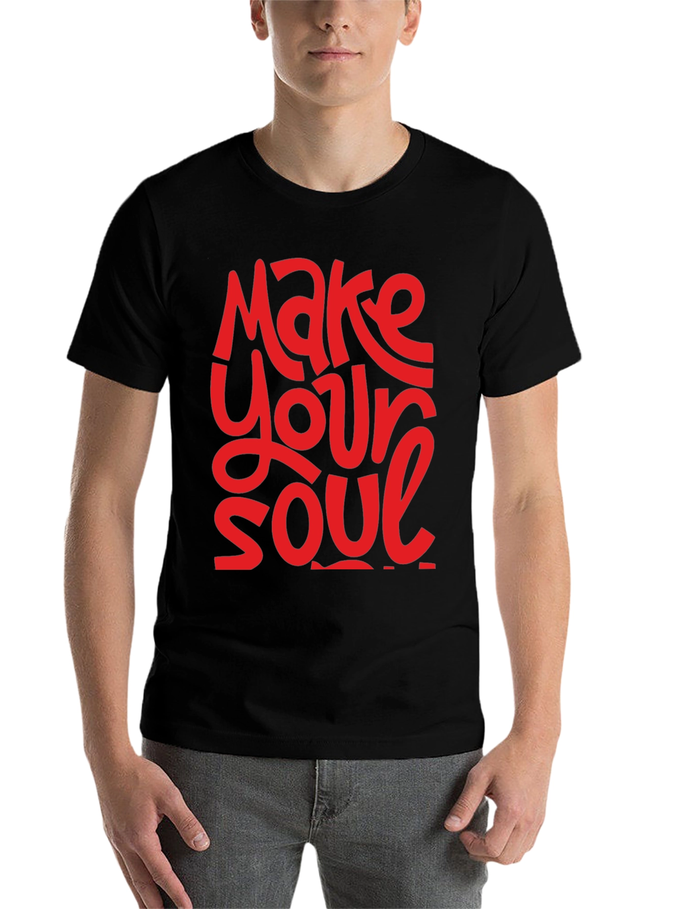 Black Make Your Soul Shine Graphic T-Shirt view 7