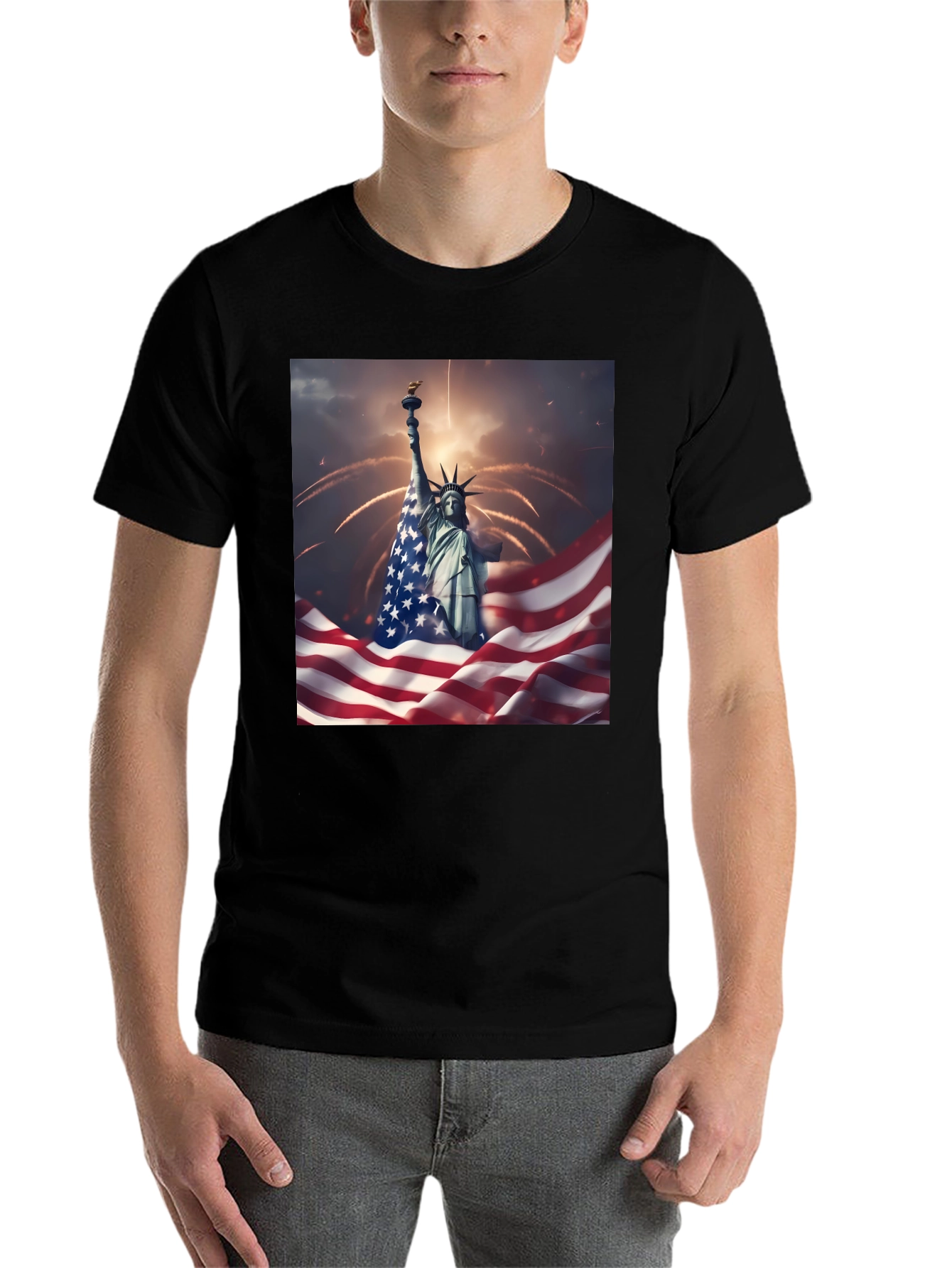 Statue of Liberty Graphic Tee - 7