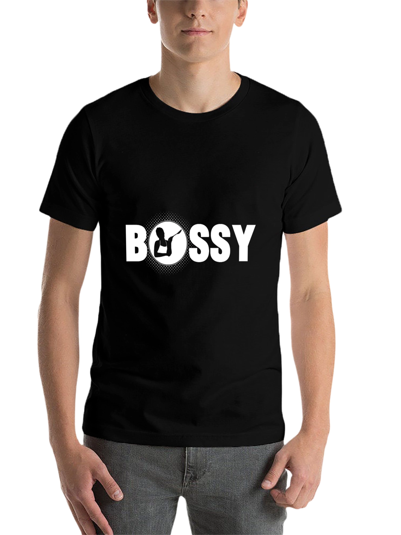 Black Bossy T-Shirt view 7