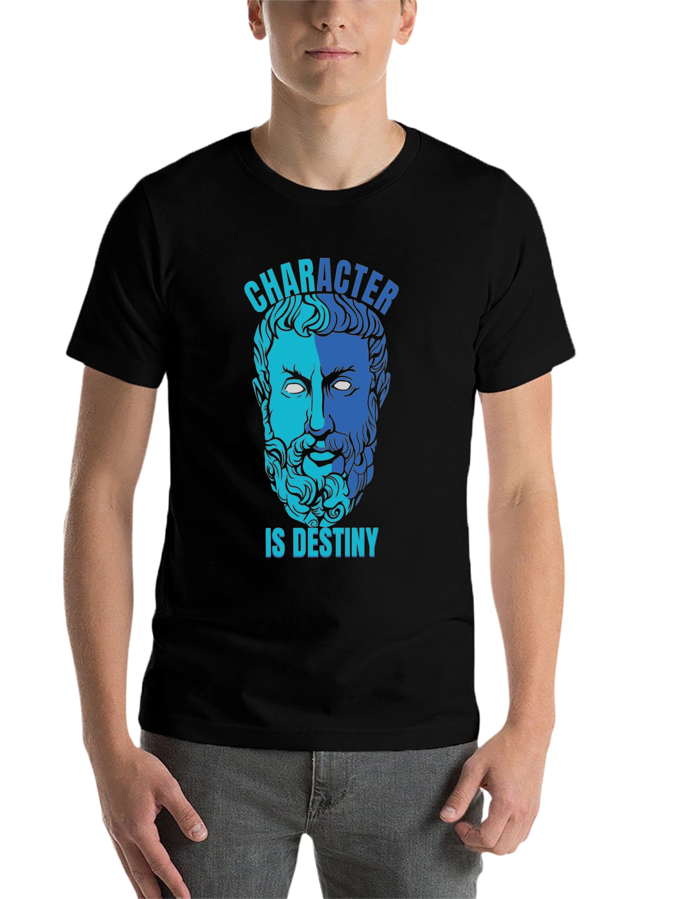 Black Character is Destiny Graphic T-Shirt view 7