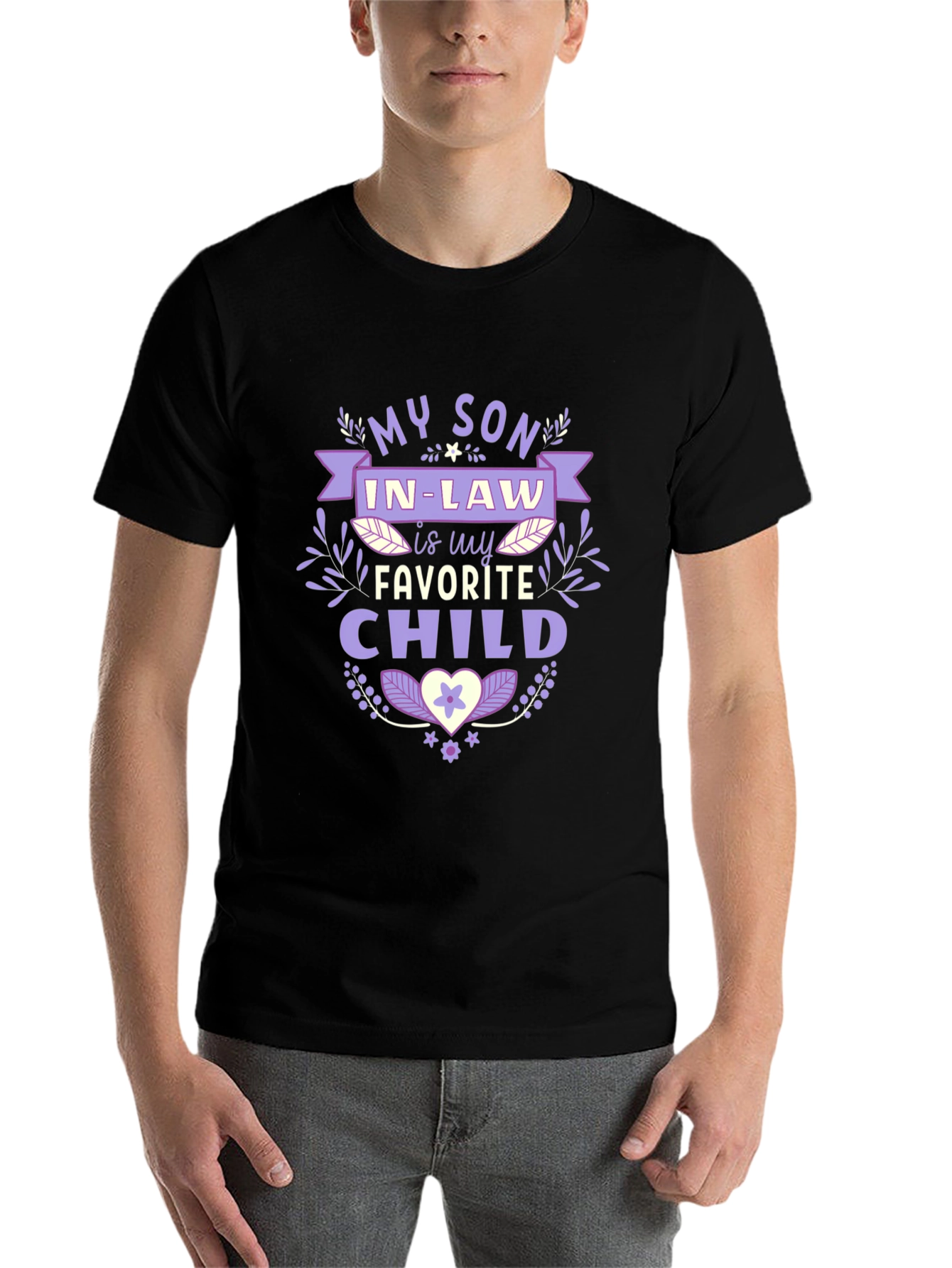 Black My Son In-Law Favorite Child T-Shirt view 7