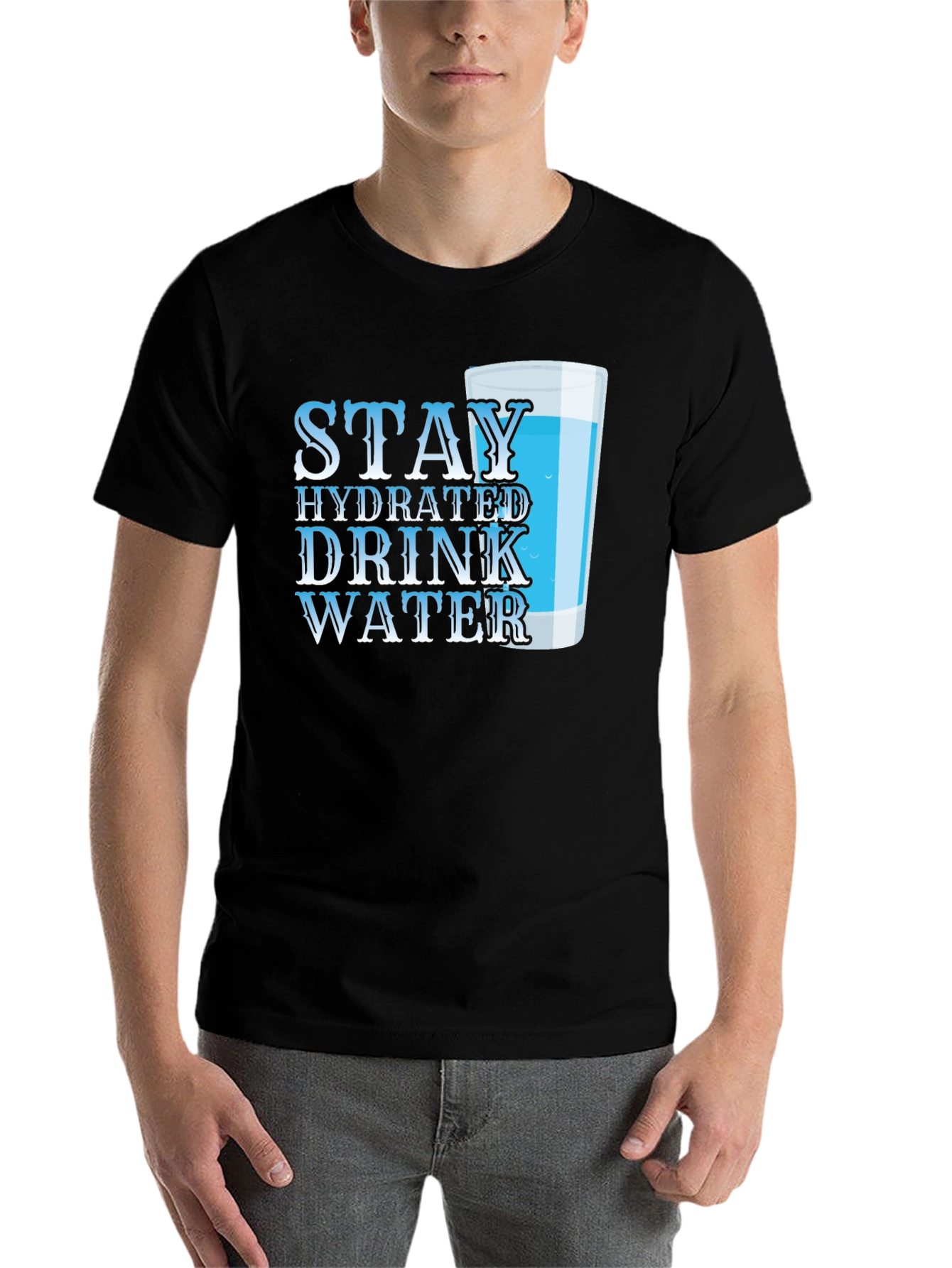 Stay Hydrated T-Shirt - Drink Water Reminder Tee - 7
