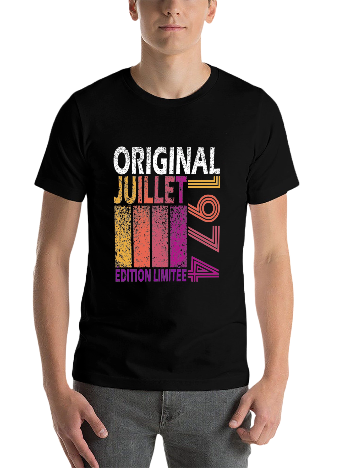Black Original Juillet 1974 Limited Edition Tee view 7
