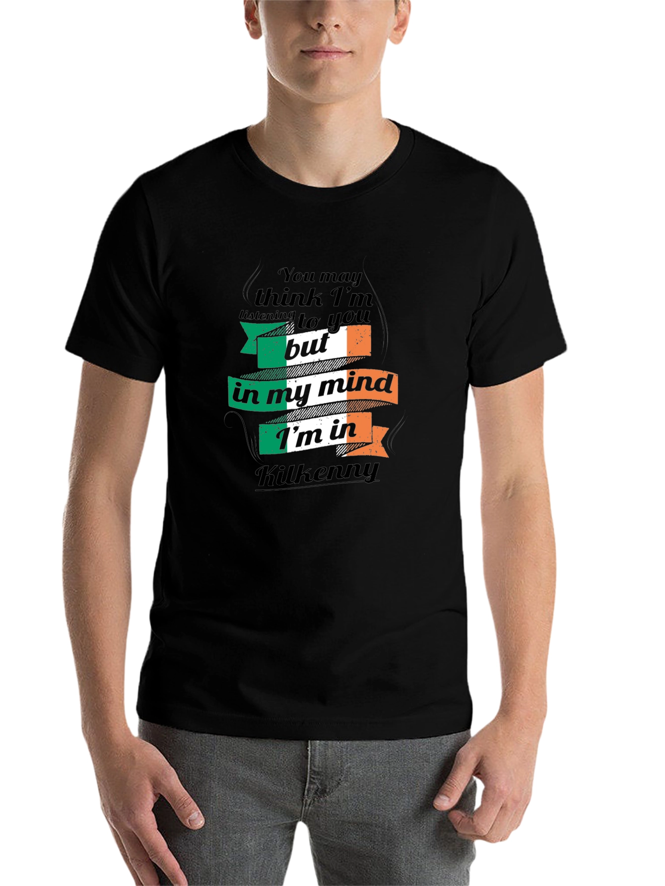 Black Kilkenny Ireland Mind T-Shirt Funny Irish Pride Tee view 7
