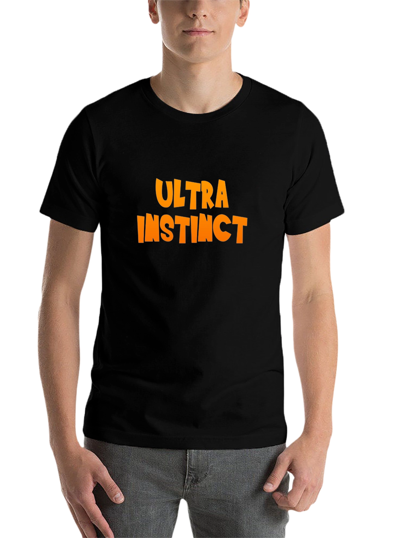 Black Ultra Instinct Graphic Tee - Black view 7
