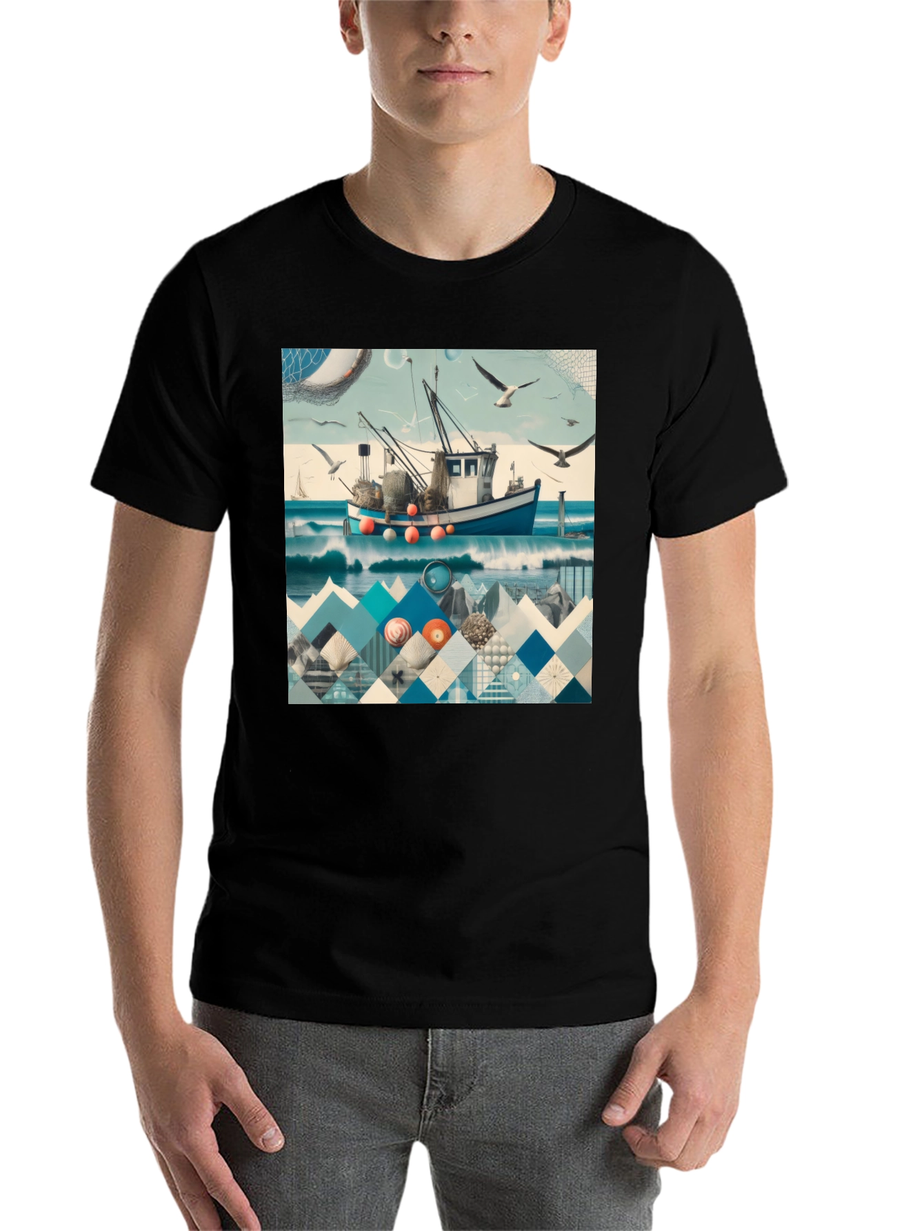 Nautical Patchwork T-Shirt - 7
