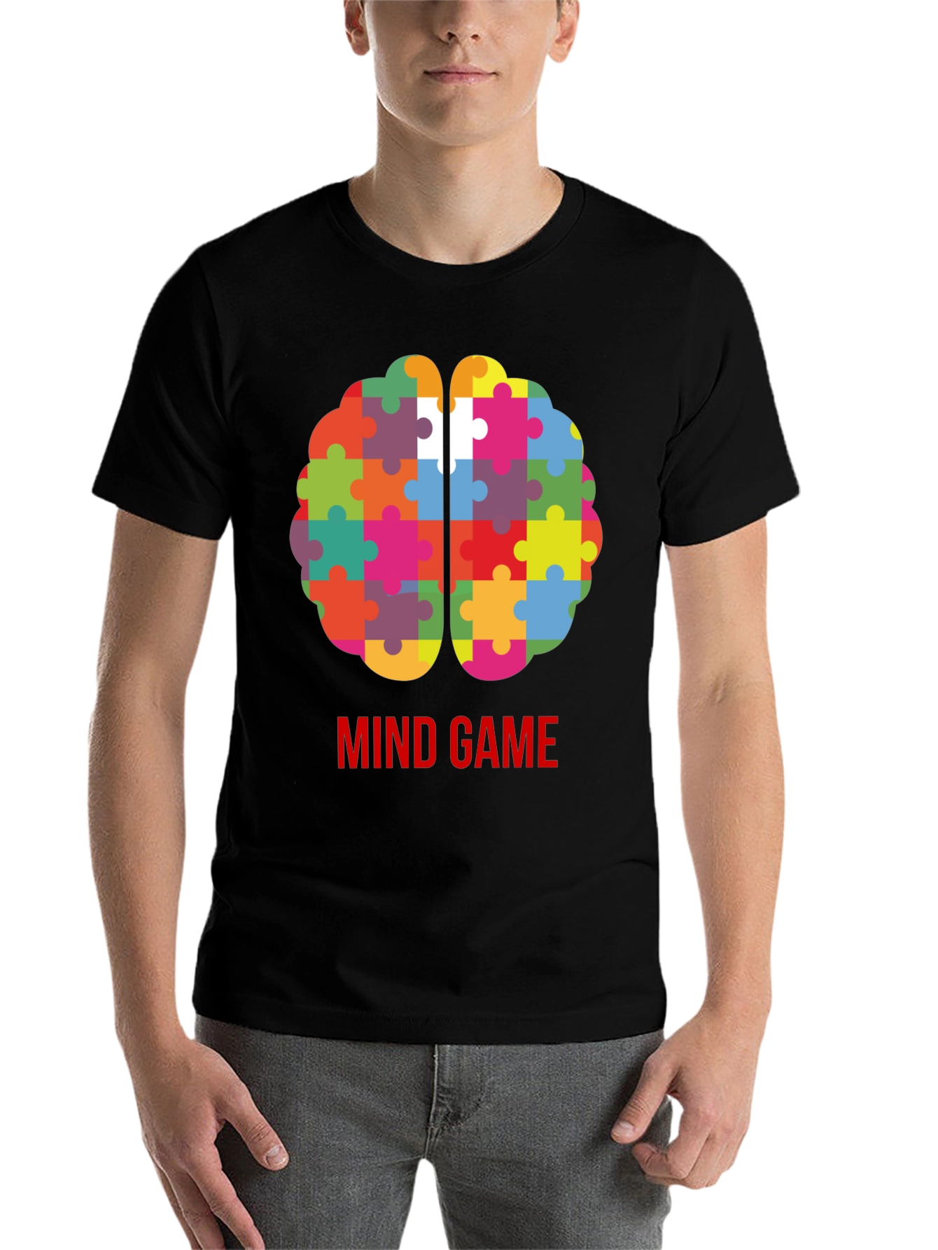 Mind Game Brain Puzzle T-Shirt - 7