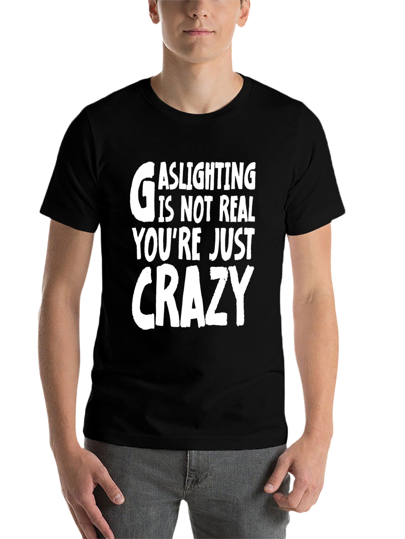 Black Gaslighting is Not Real Graphic Tee view 7