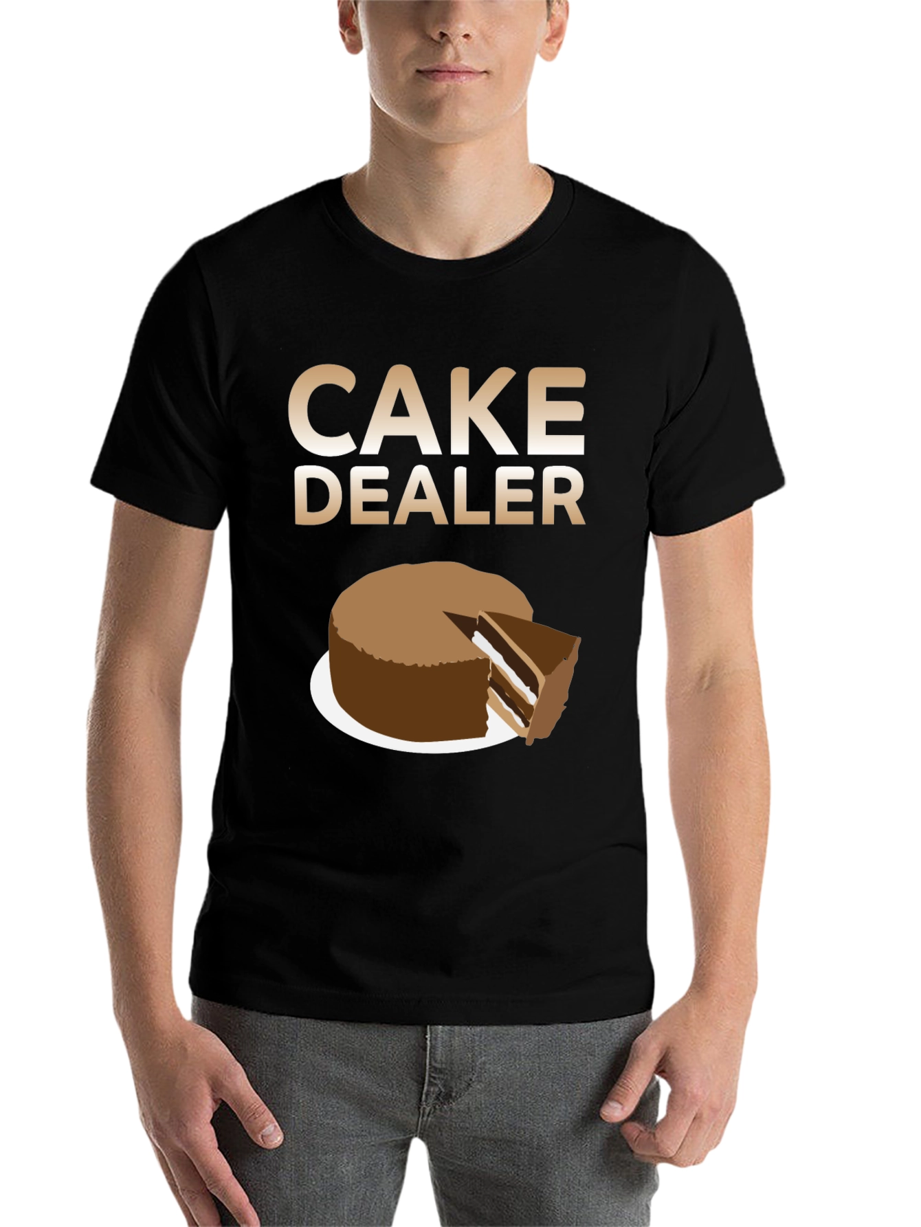 Black Cake Dealer Graphic T-Shirt view 7