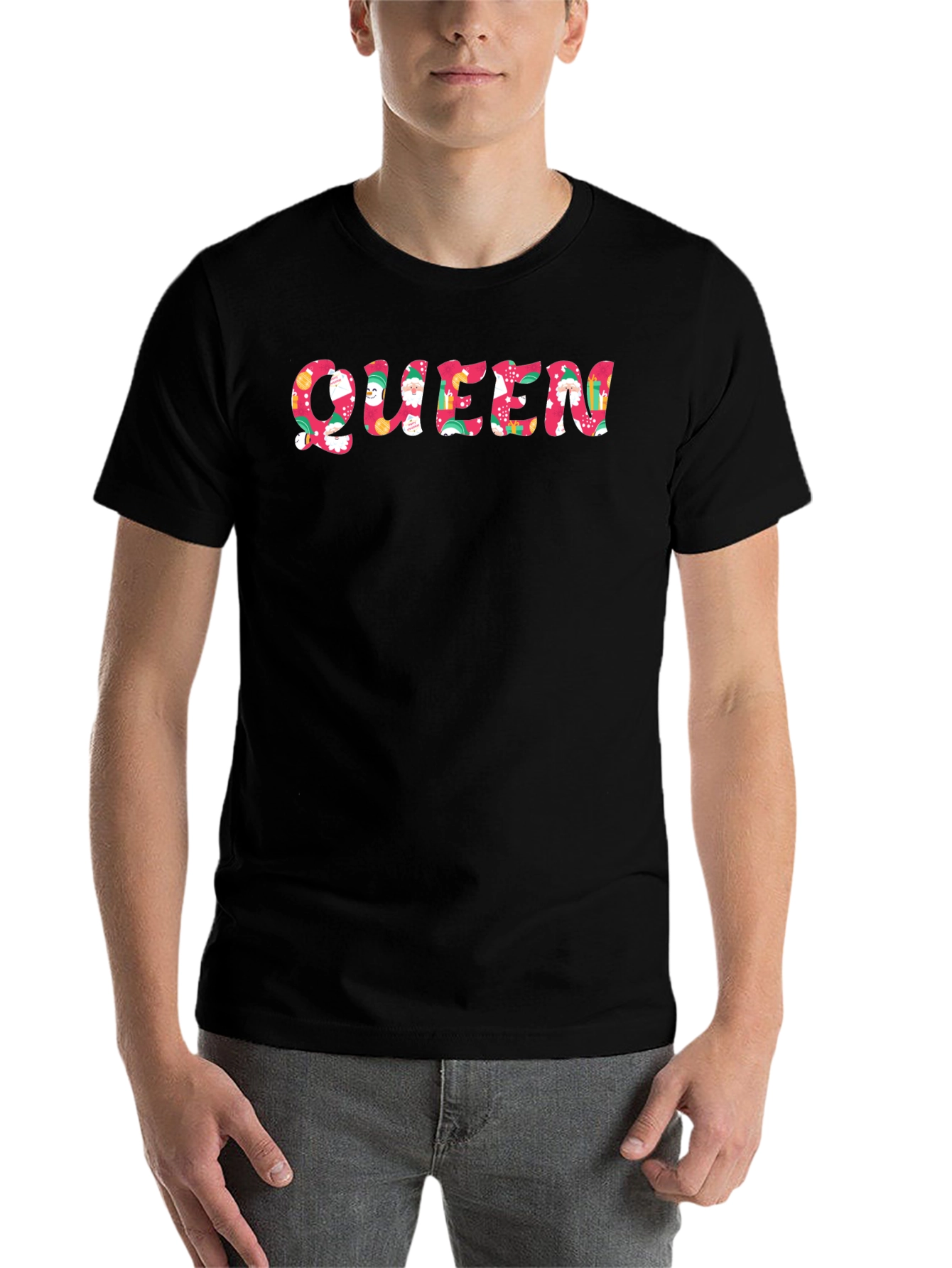 Festive "Queen" Graphic Tee - Holiday Edition - 7