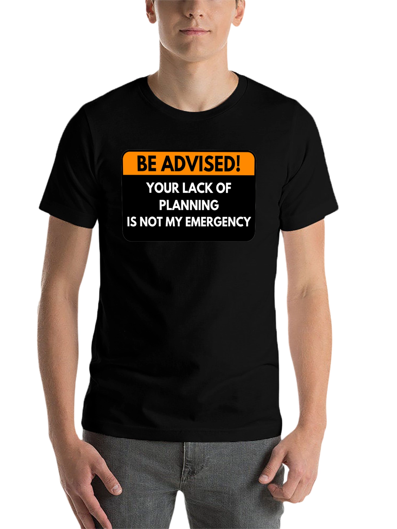Black Be Advised T-Shirt - Planning Failure view 7