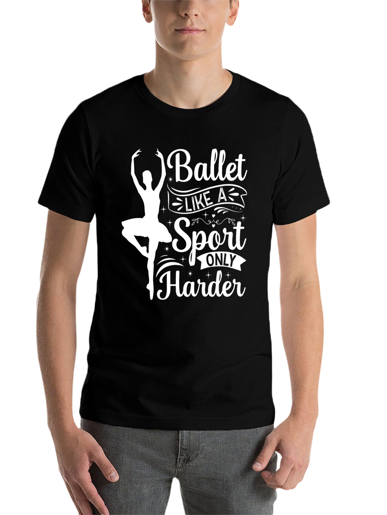Black Ballet Like a Sport T-Shirt view 7