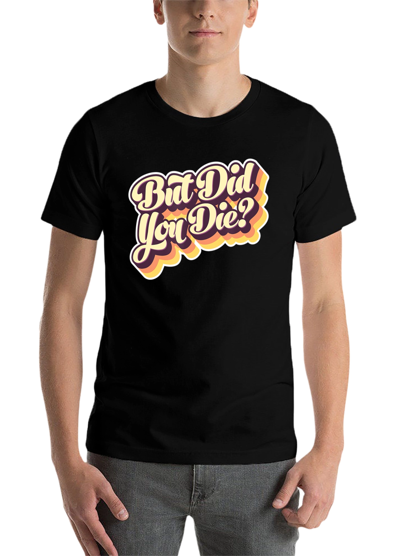 Black But Did You Die? Graphic Tee - Black view 7