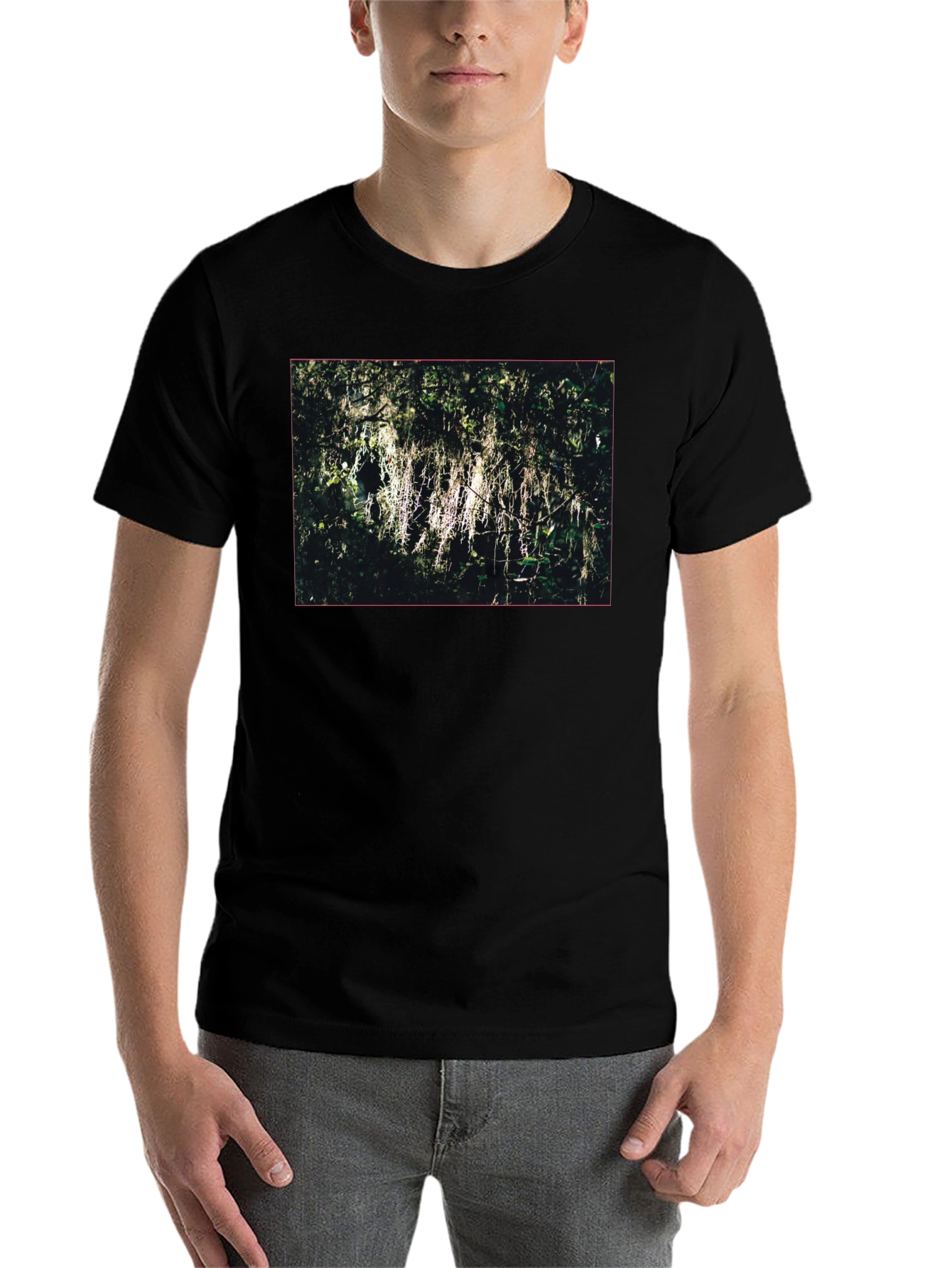 Black Nature's Tapestry Black Tee view 7