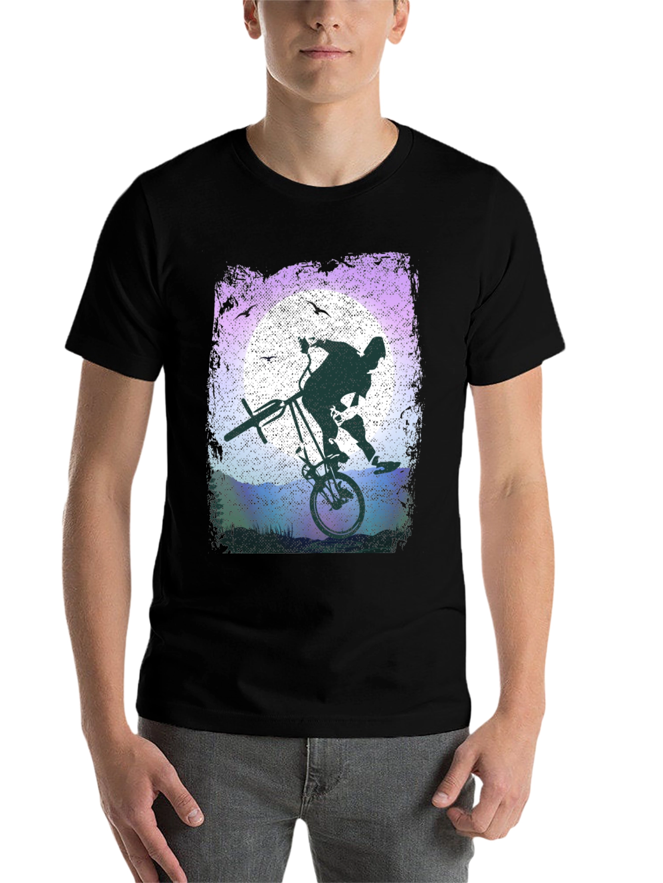 BMX Bike Stunt T-Shirt - Graphic Tee - 7