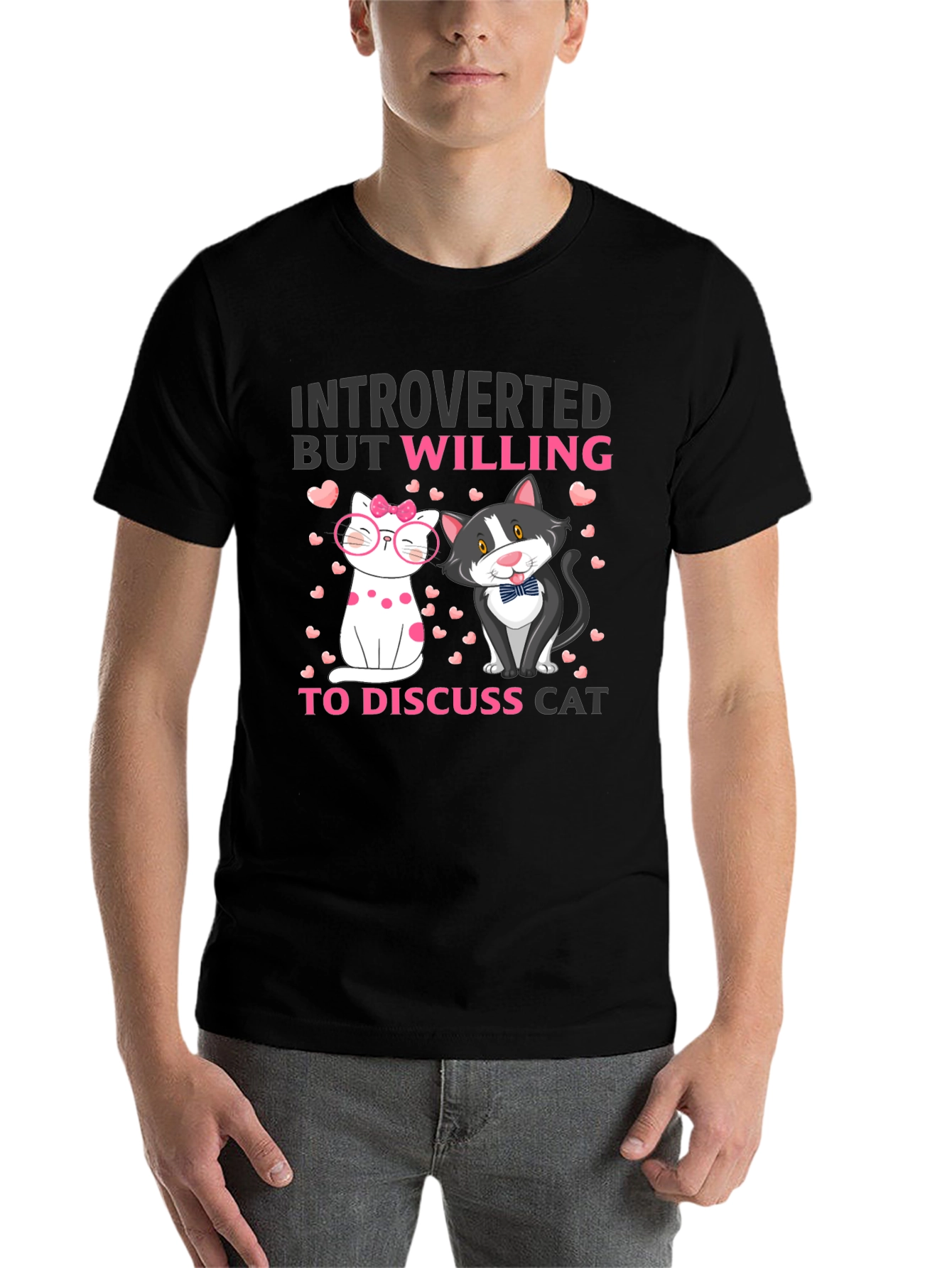 Introverted Cat Lover T-Shirt - 7